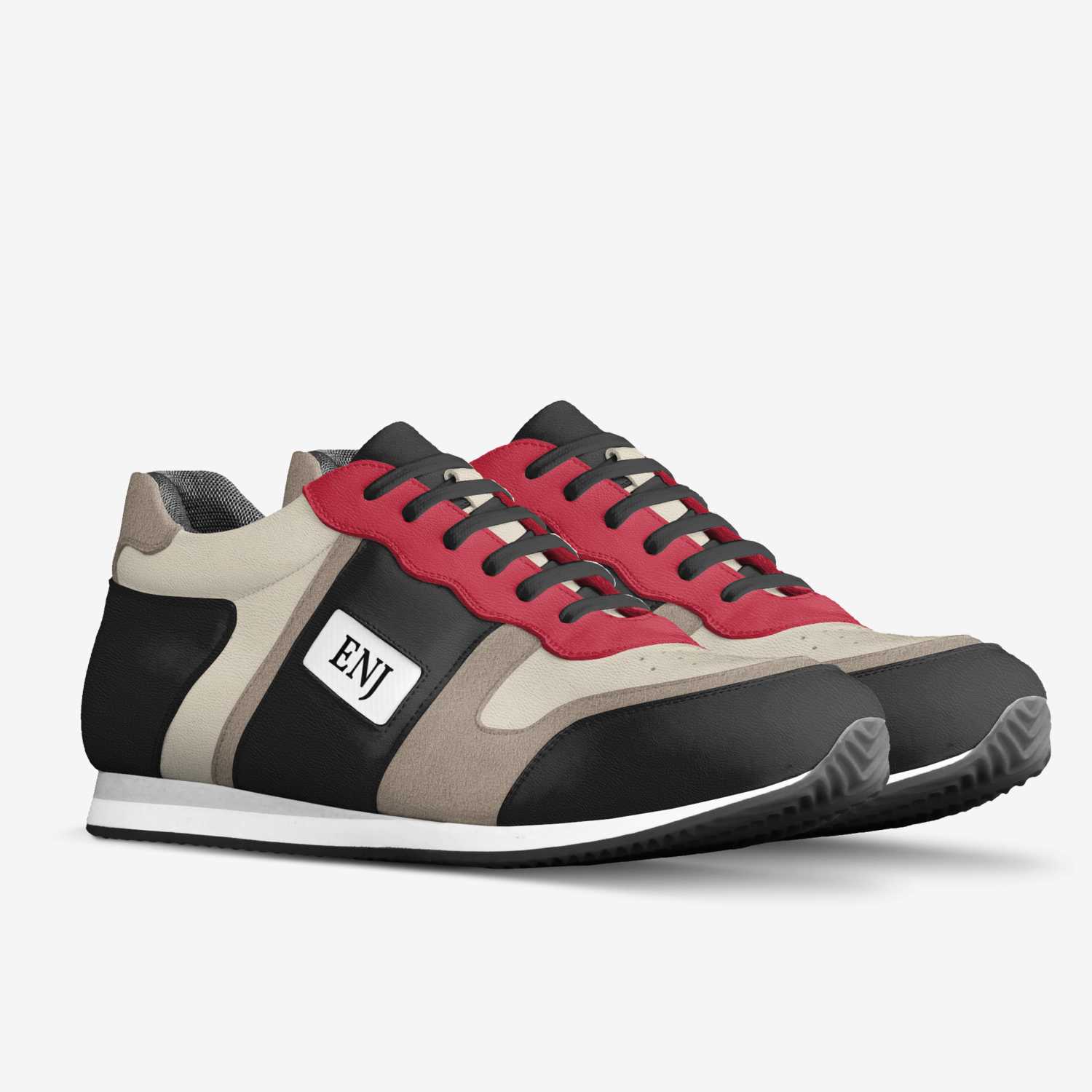 ENJ custom made in Italy shoes by James Caceres | Double view