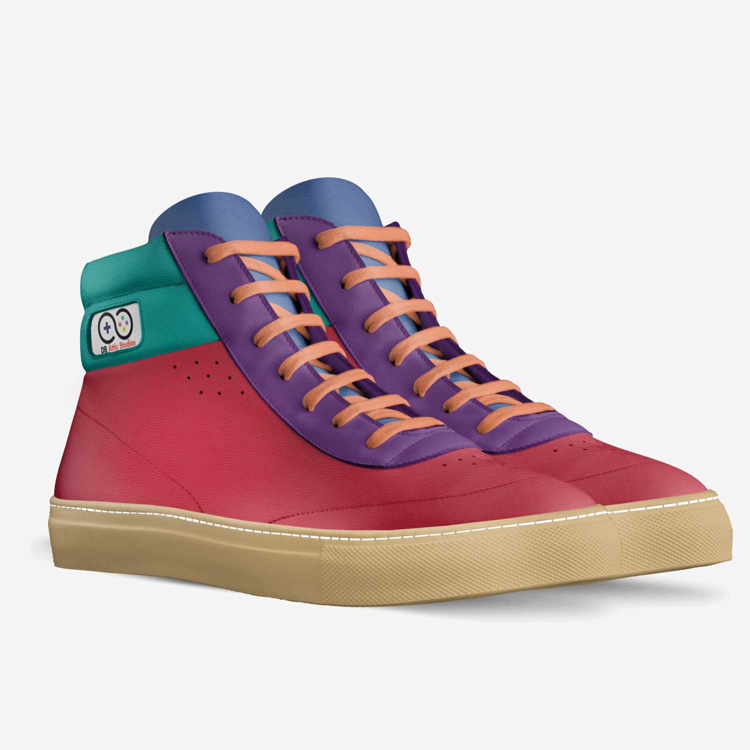 Penny custom made in Italy shoes by Darlene Barker | Double view
