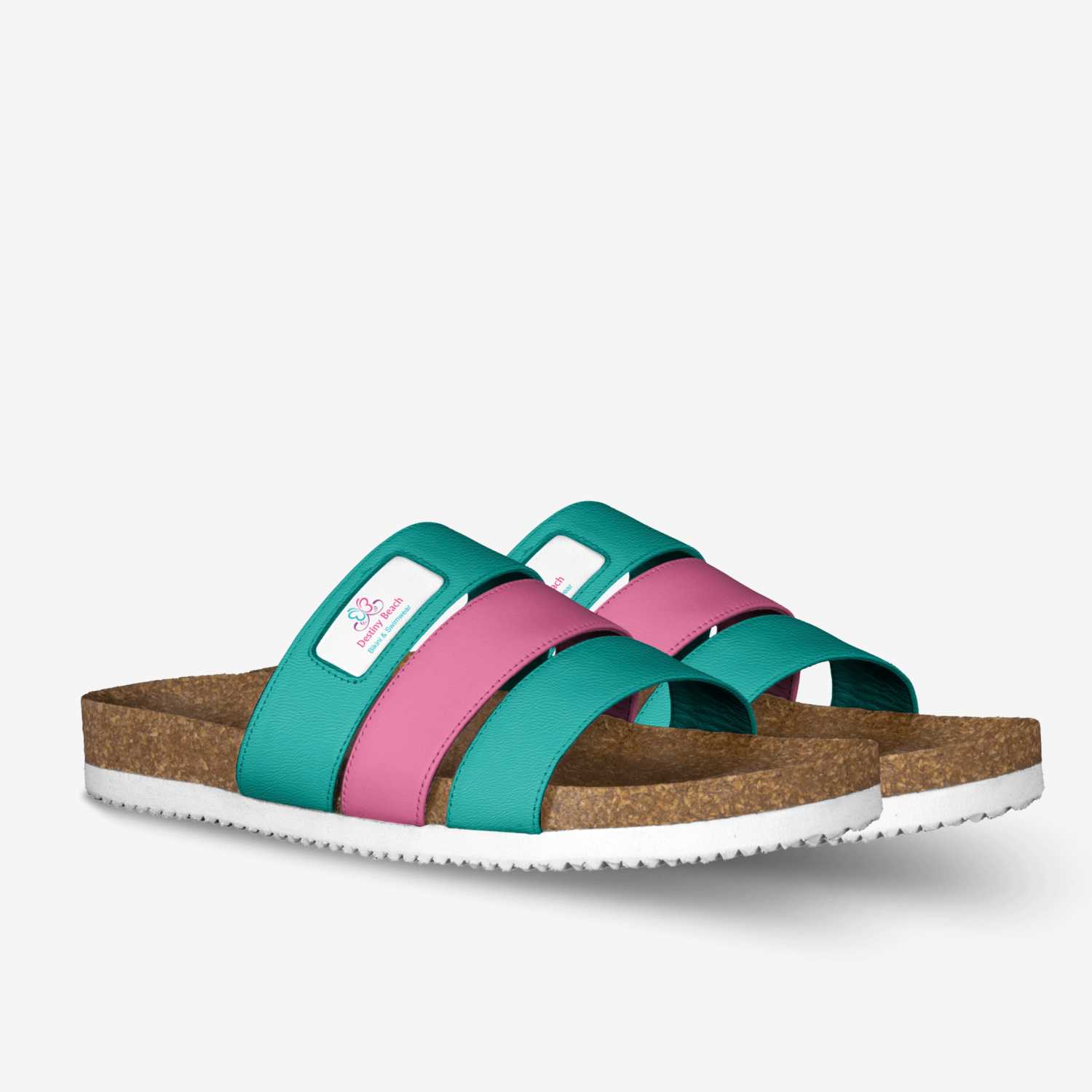 Destiny Beach custom made in Italy shoes by Destiny Marie | Double view