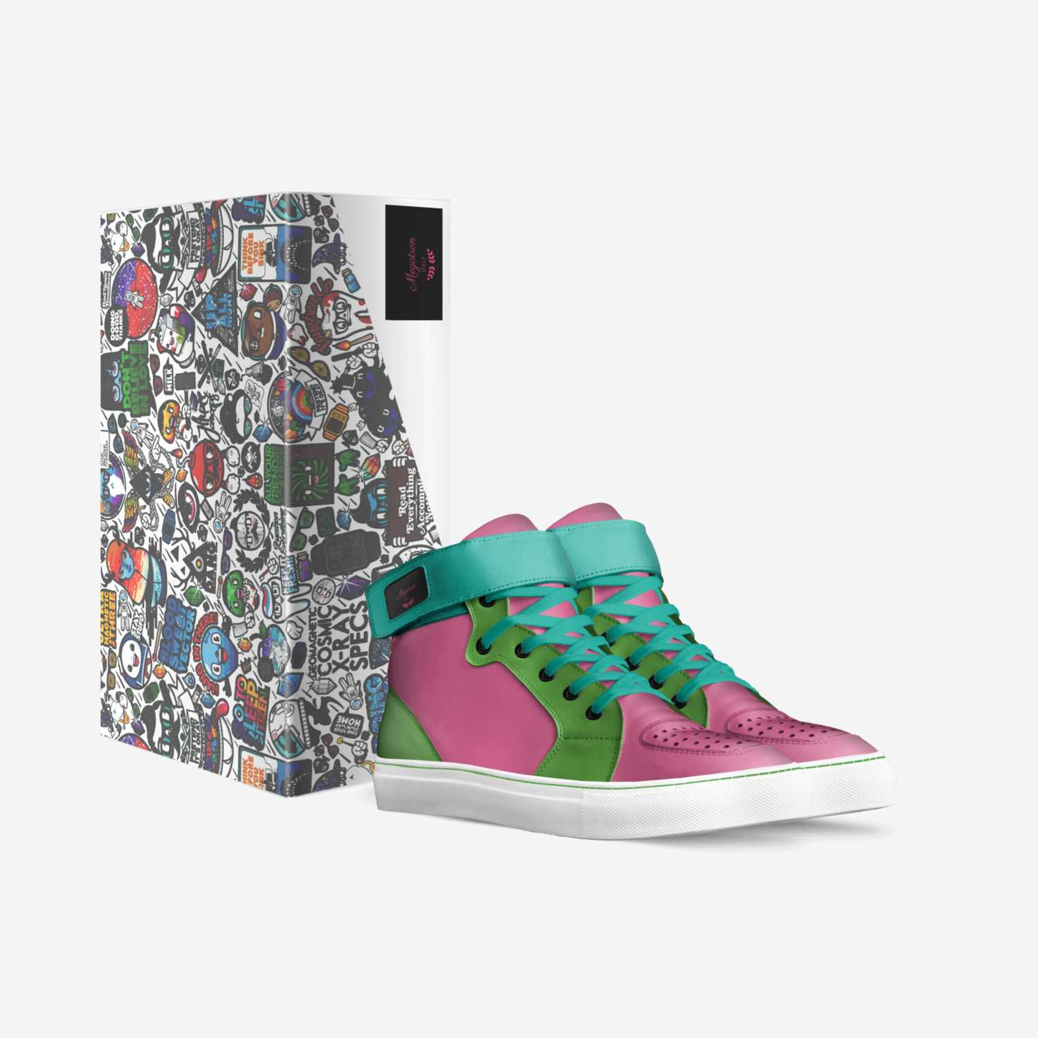 Megatron custom made in Italy shoes by Bengi Carson | Box view
