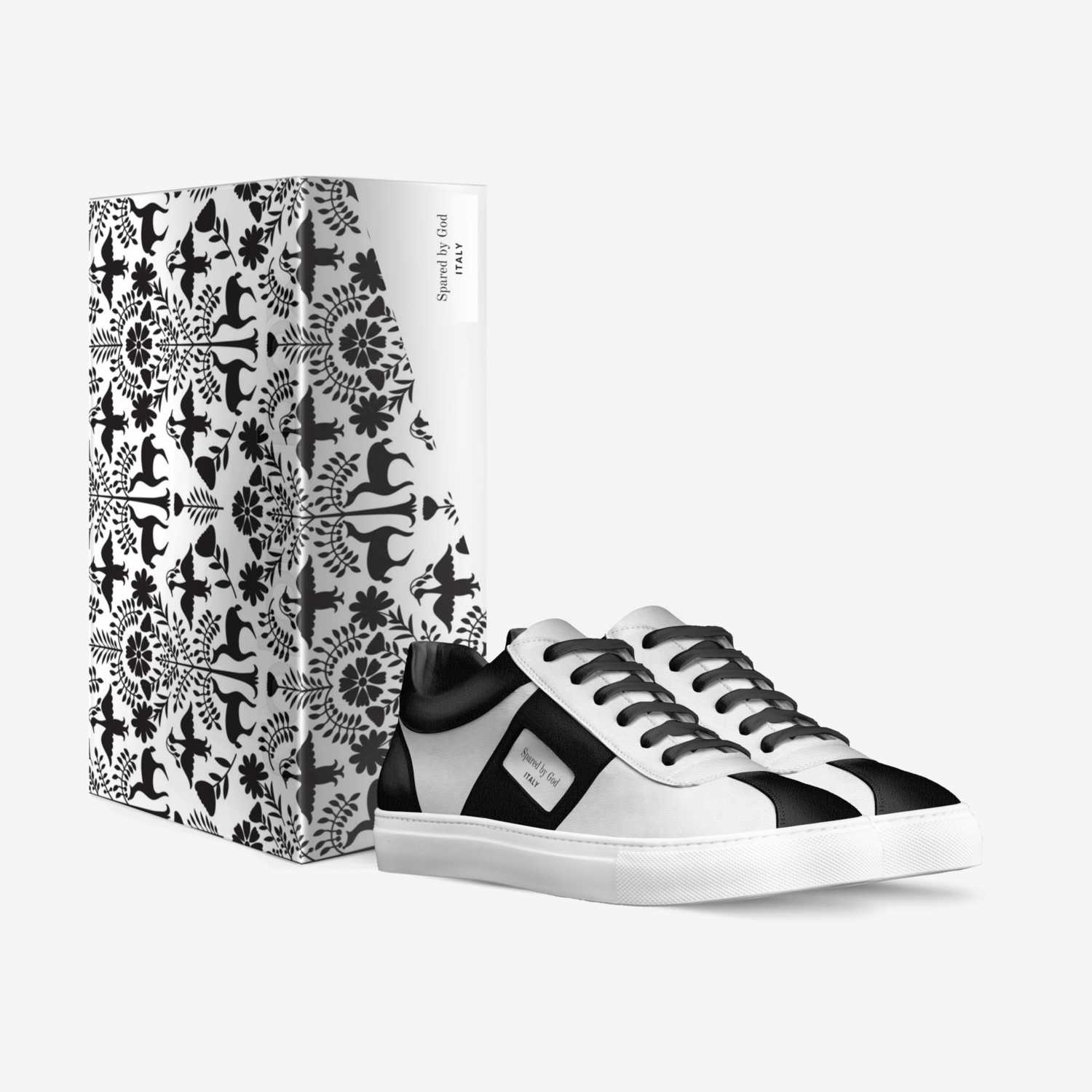 Spared by God custom made in Italy shoes by Spared By God | Box view