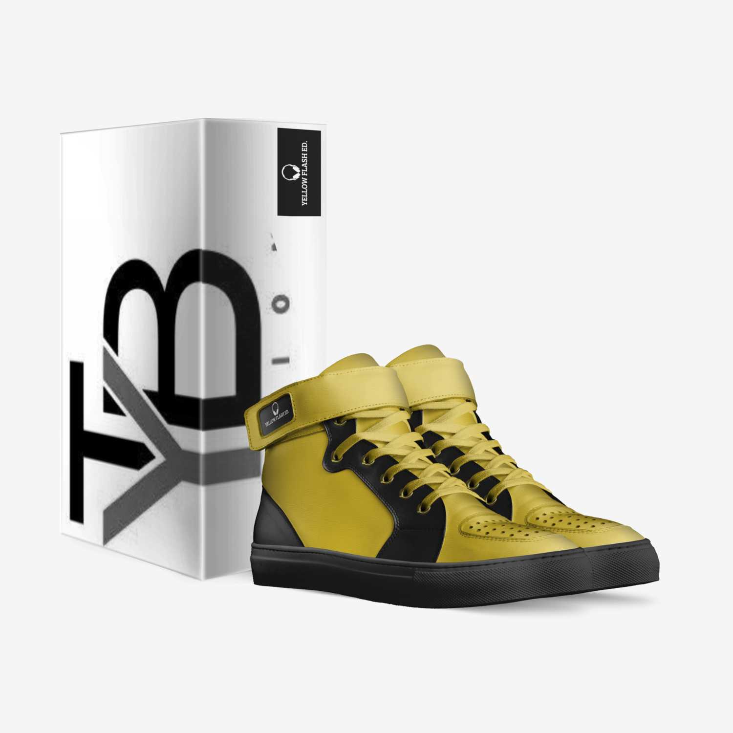 Yellow Flash Ed. custom made in Italy shoes by Ramon Blacqc-zarr | Box view