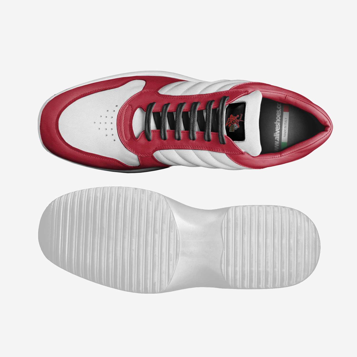 711 custom made in Italy shoes by Marcus Billups | Top view