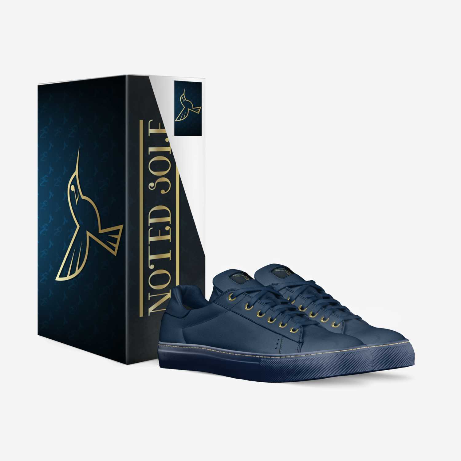 Blue Sole custom made in Italy shoes by Marcus Brooks | Box view
