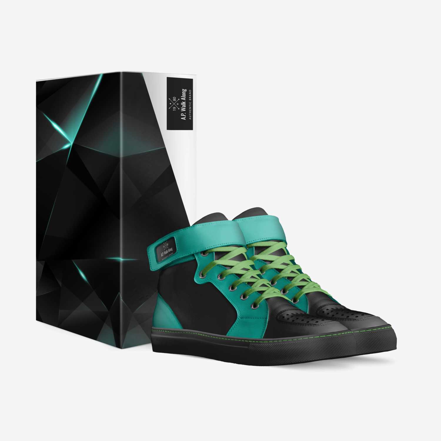 A.P. Walk Along custom made in Italy shoes by Kari Gernant | Box view