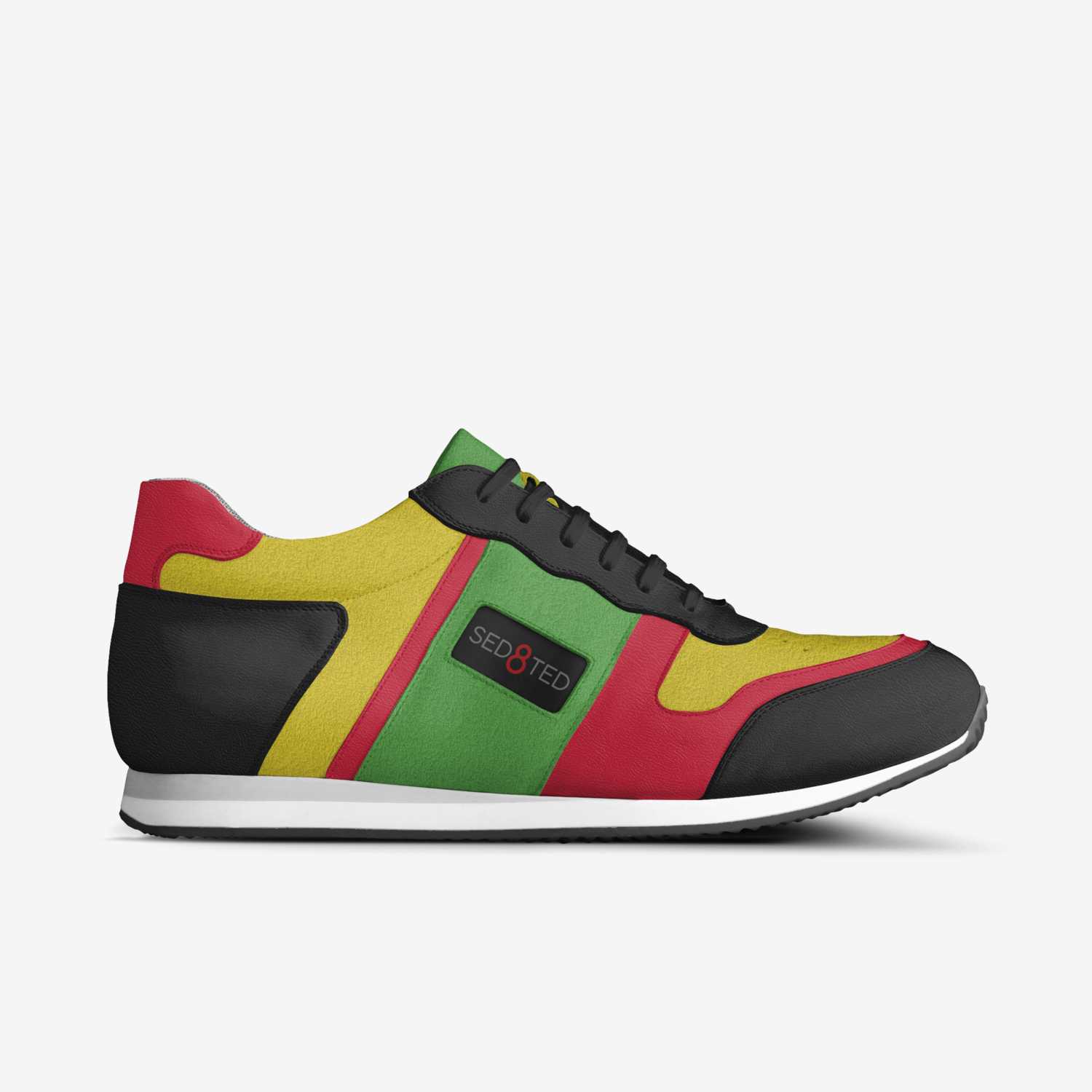 Cool Runnings custom made in Italy shoes by Yaritza Lozano | Side view