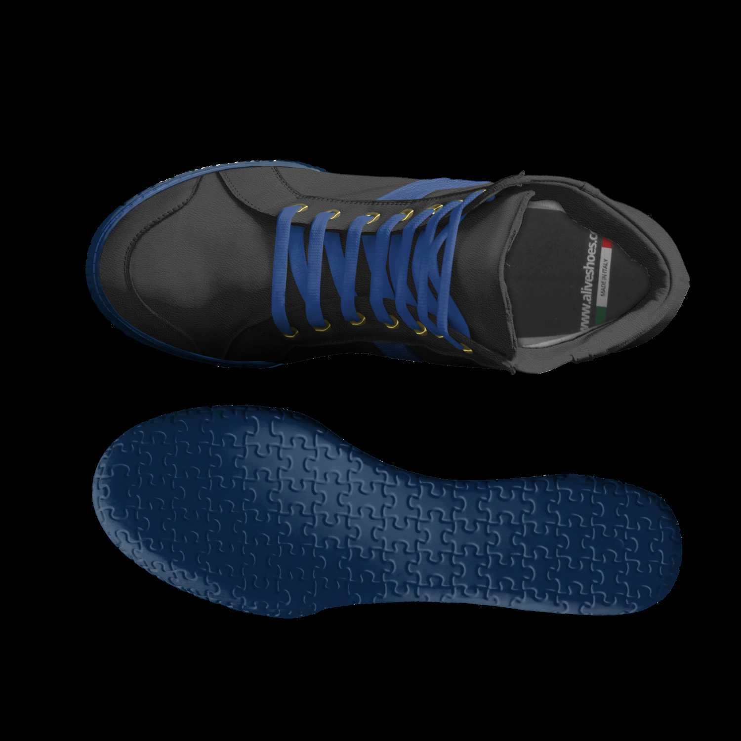 Thin blue line A Custom Shoe concept by Joe Naples