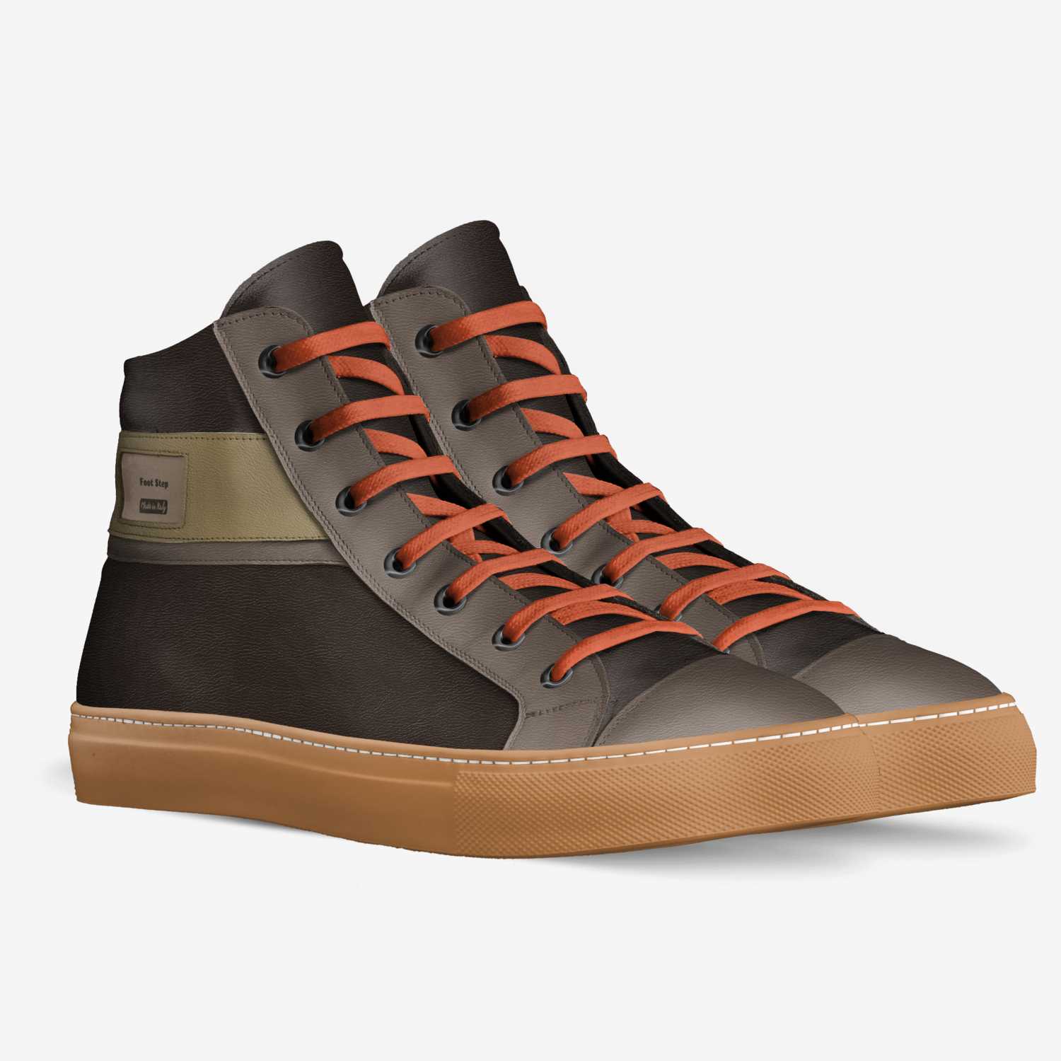 Foot Step custom made in Italy shoes by Nabil Raiyan | Double view