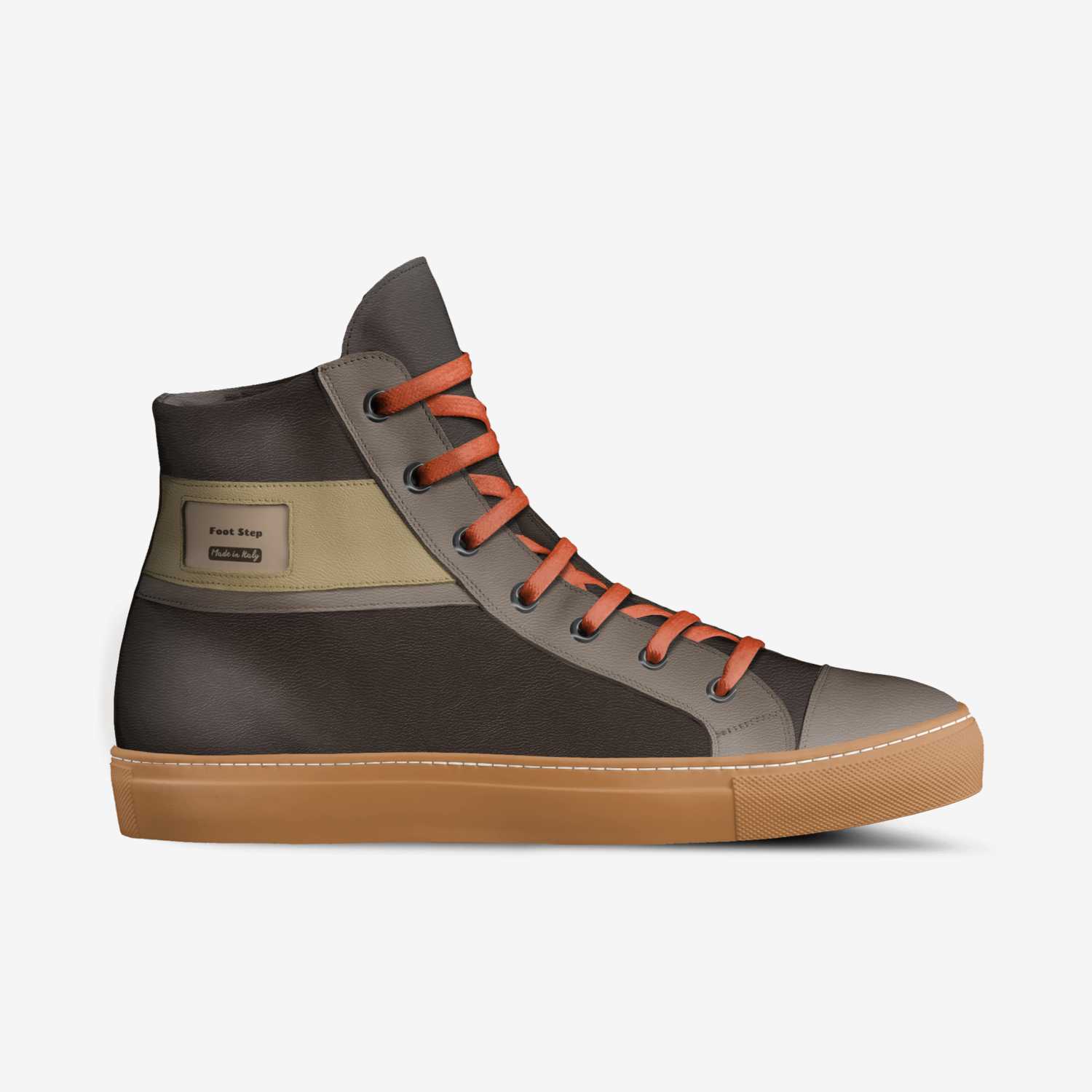 Foot Step custom made in Italy shoes by Nabil Raiyan | Side view