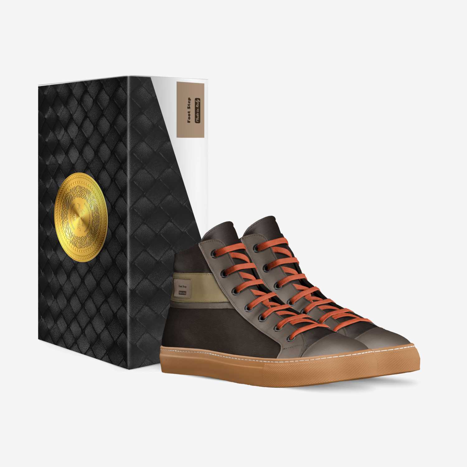 Foot Step custom made in Italy shoes by Nabil Raiyan | Box view
