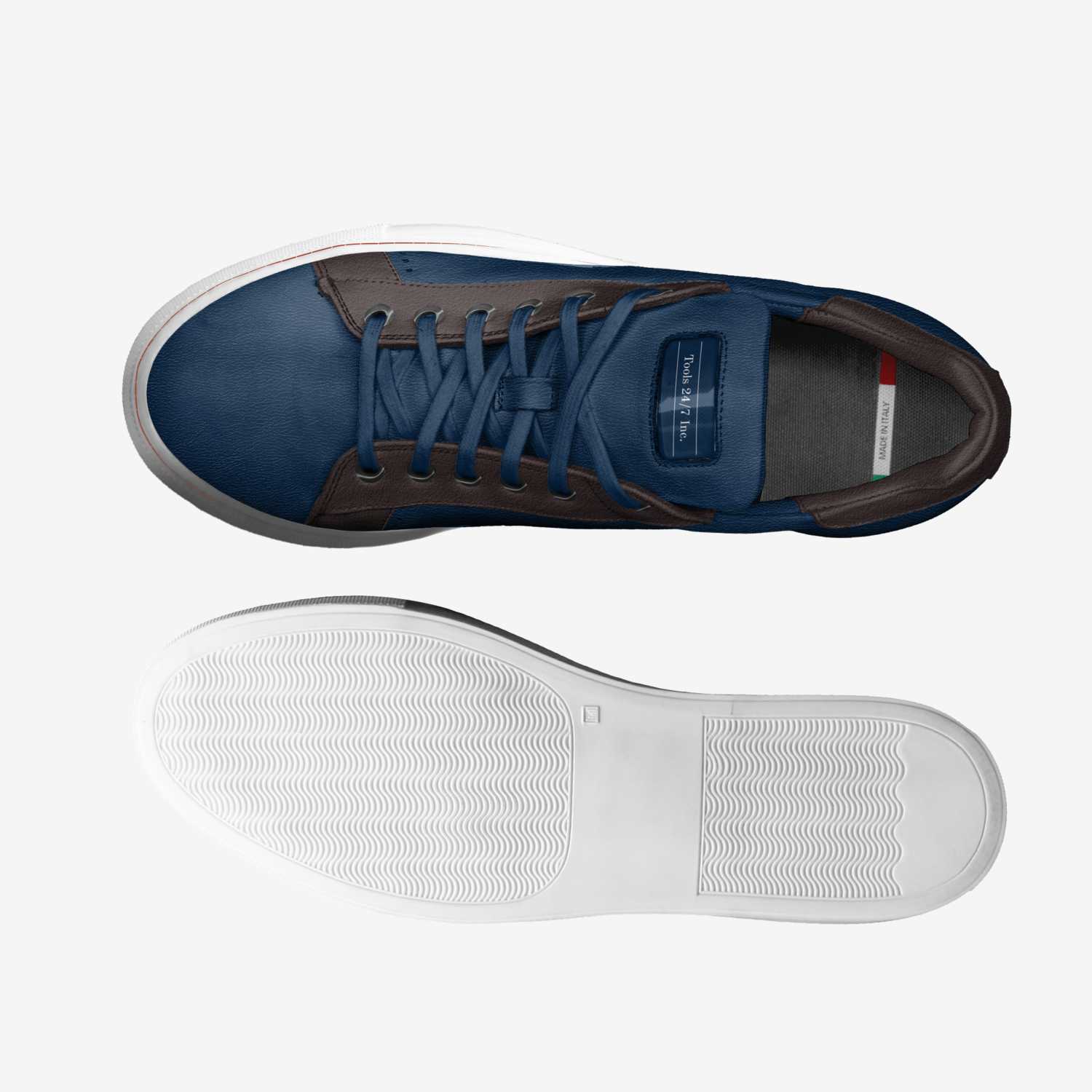 Tools24/7 Inc. custom made in Italy shoes by Jerry Ramos | Top view
