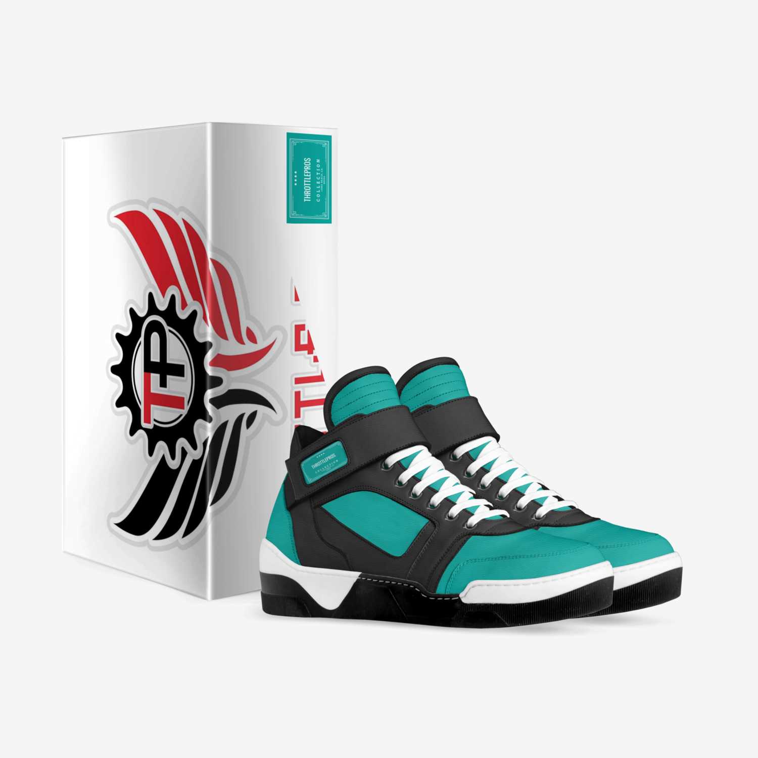 Throttlepros  custom made in Italy shoes by Cory Stevens | Box view