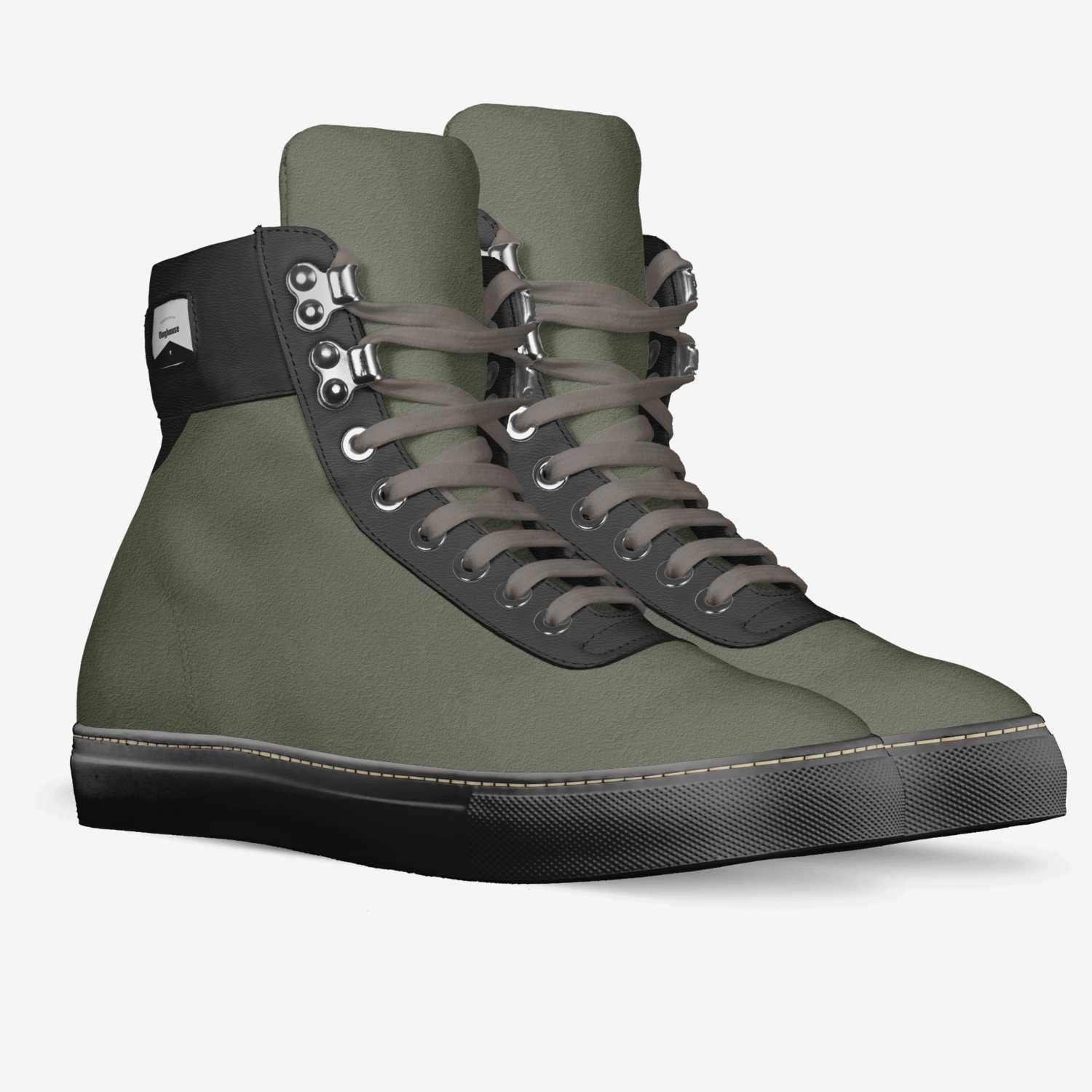Doghouse custom made in Italy shoes by Kyea Cooper | Double view