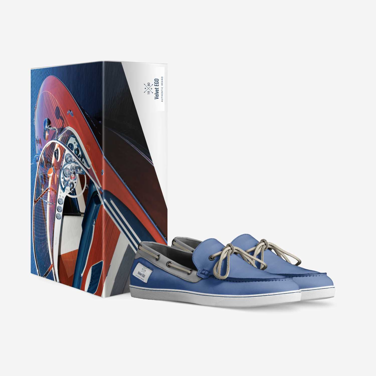 Velvet EGO custom made in Italy shoes by Shantae Esannason | Box view