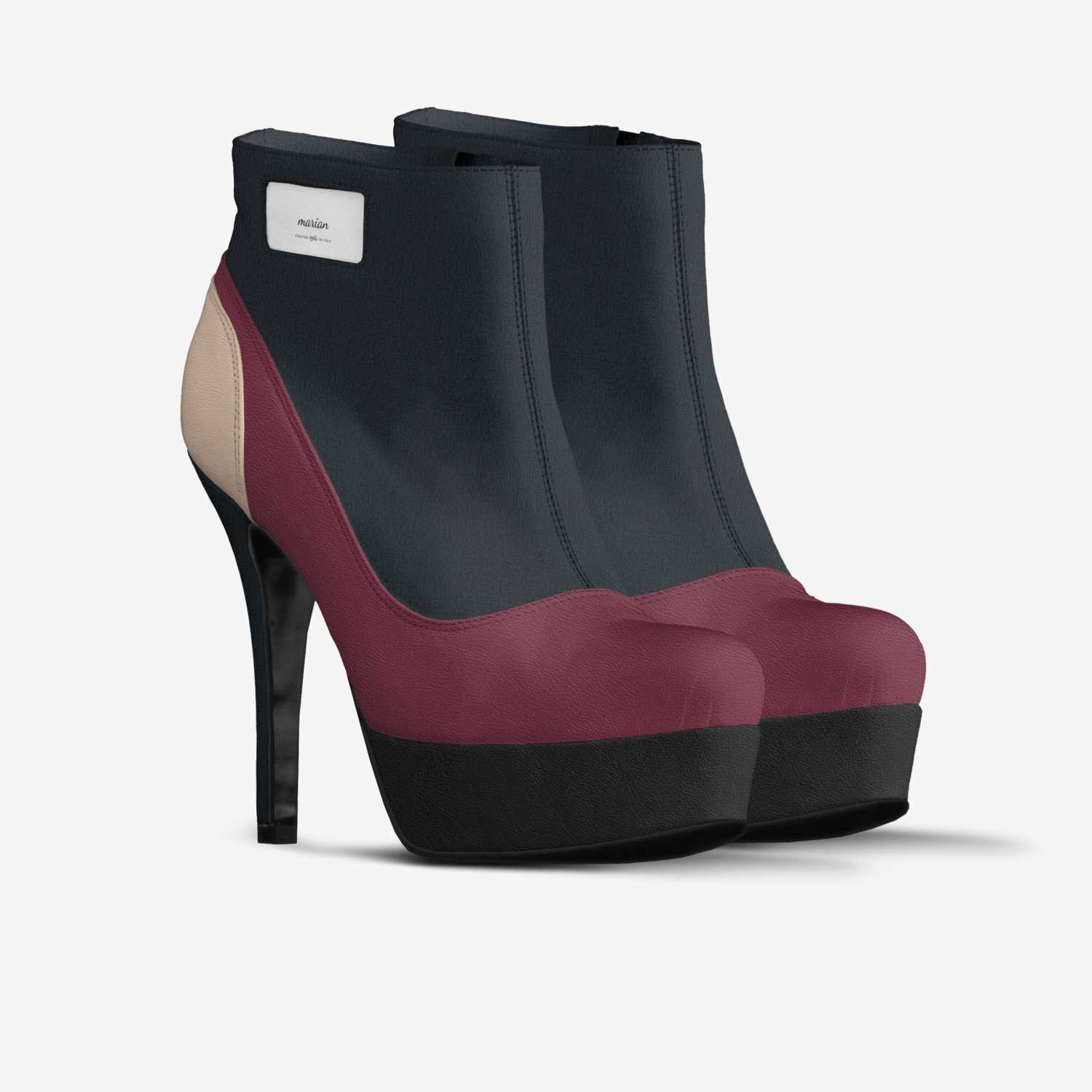 marian custom made in Italy shoes by Mixalis Daskalou | Double view