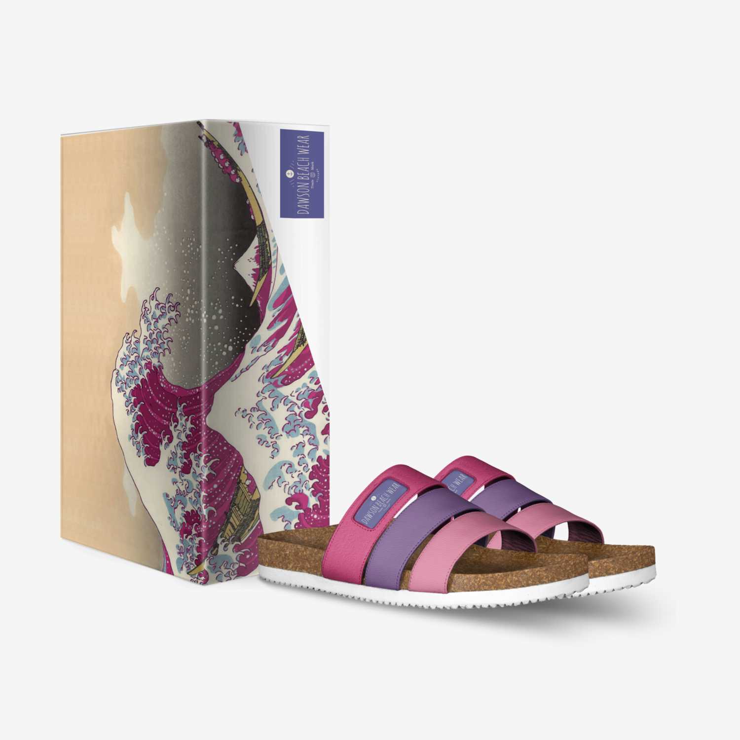 Dawsons Beach Wear custom made in Italy shoes by Sierra Dawson | Box view