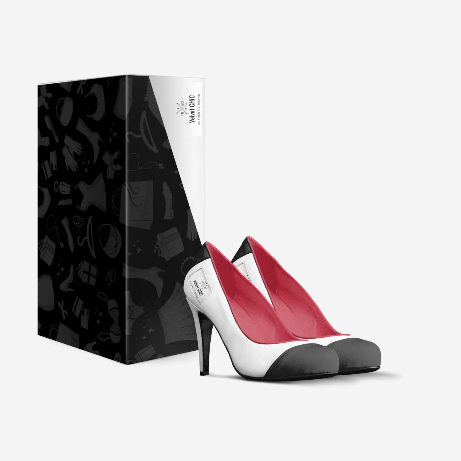 Velvet CHIC custom made in Italy shoes by Shantae Esannason | Box view