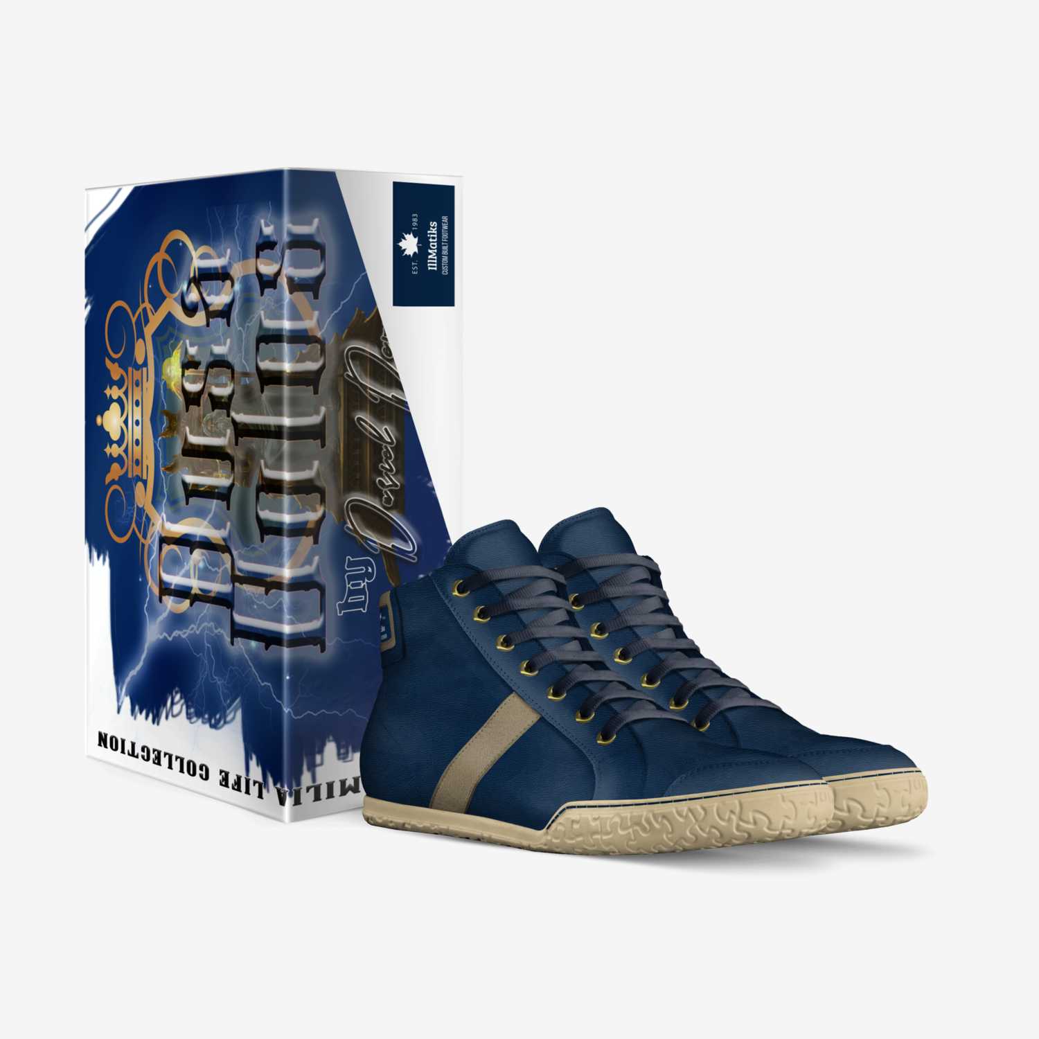 IllMatiks custom made in Italy shoes by Duriel Harris | Box view