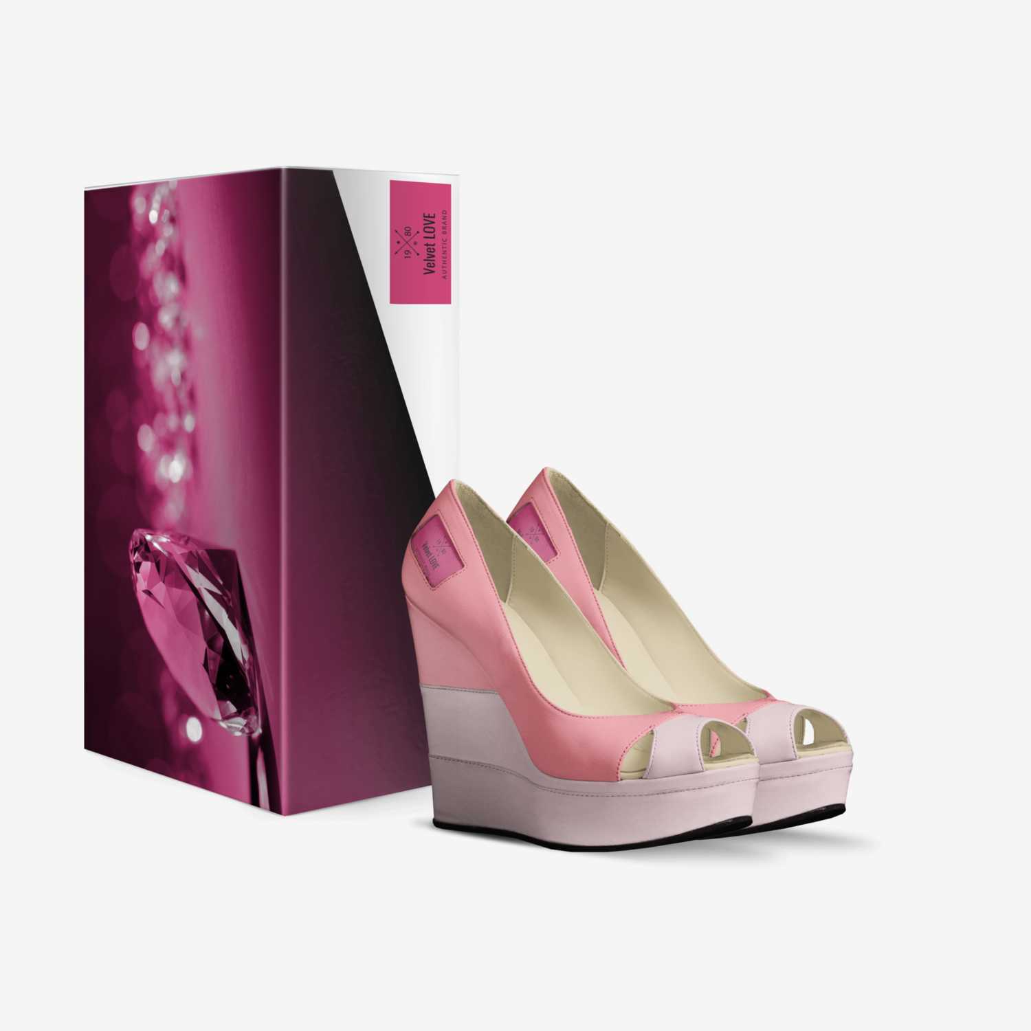 Velvet LOVE custom made in Italy shoes by Shantae Esannason | Box view