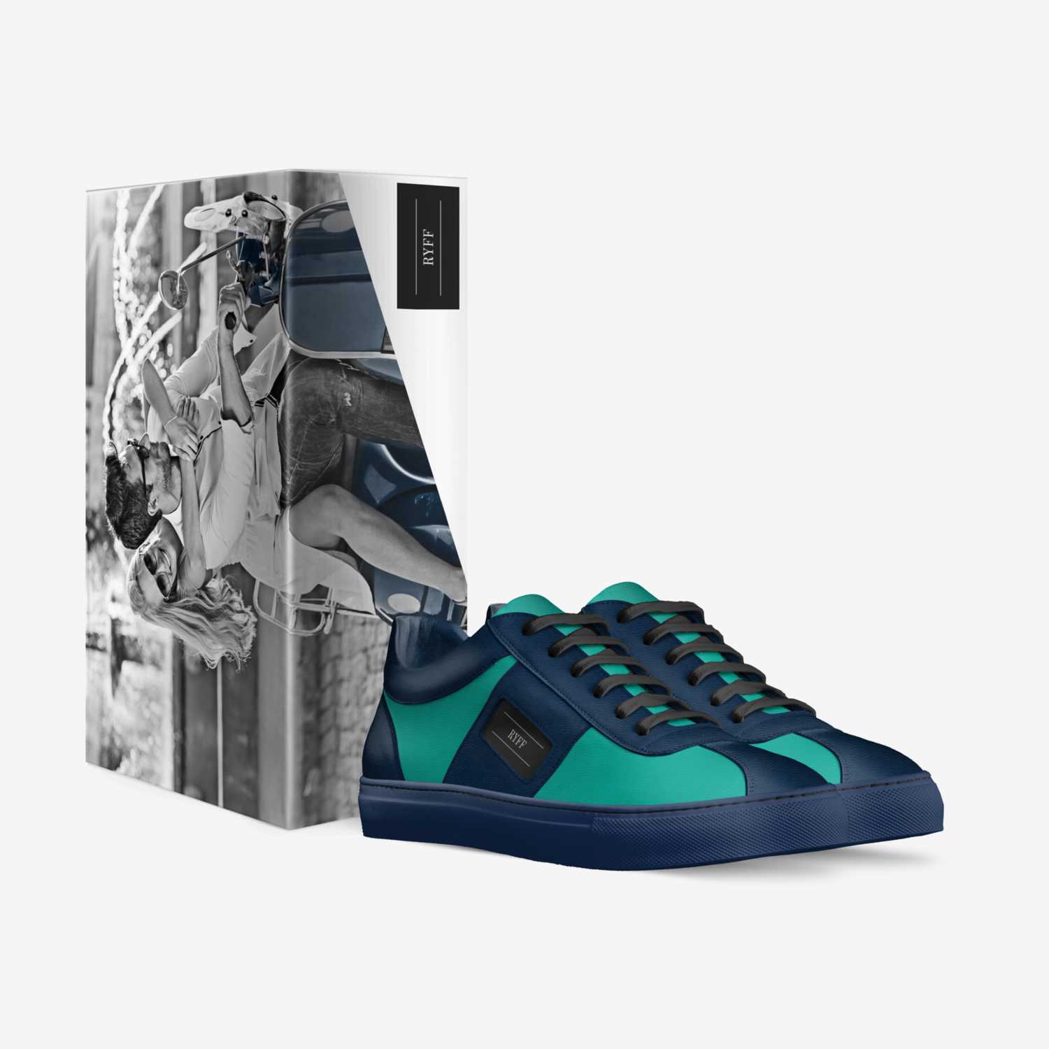SAPPHIRE BLUE custom made in Italy shoes by W B | Box view