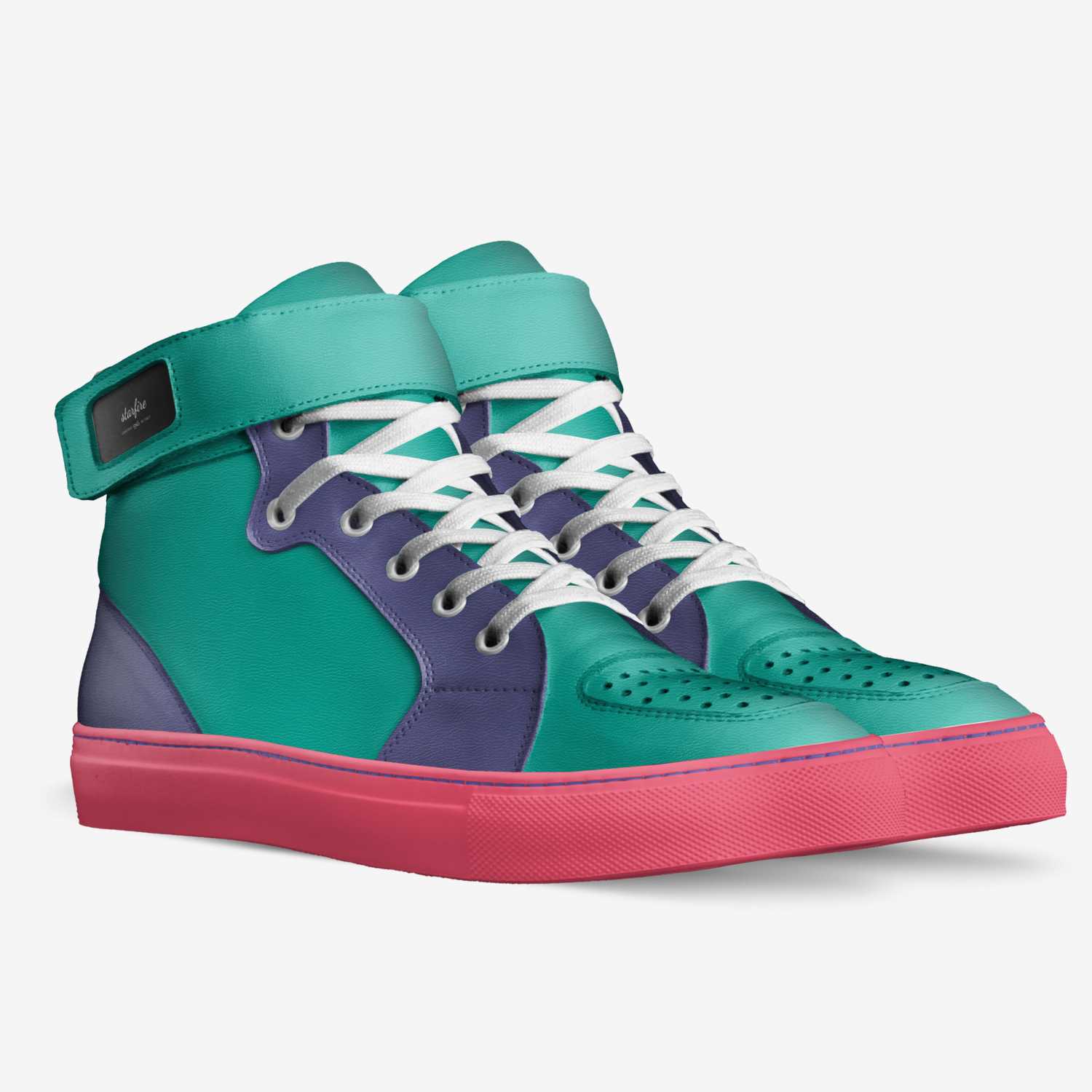 starfire custom made in Italy shoes by Deshon Leggett | Double view