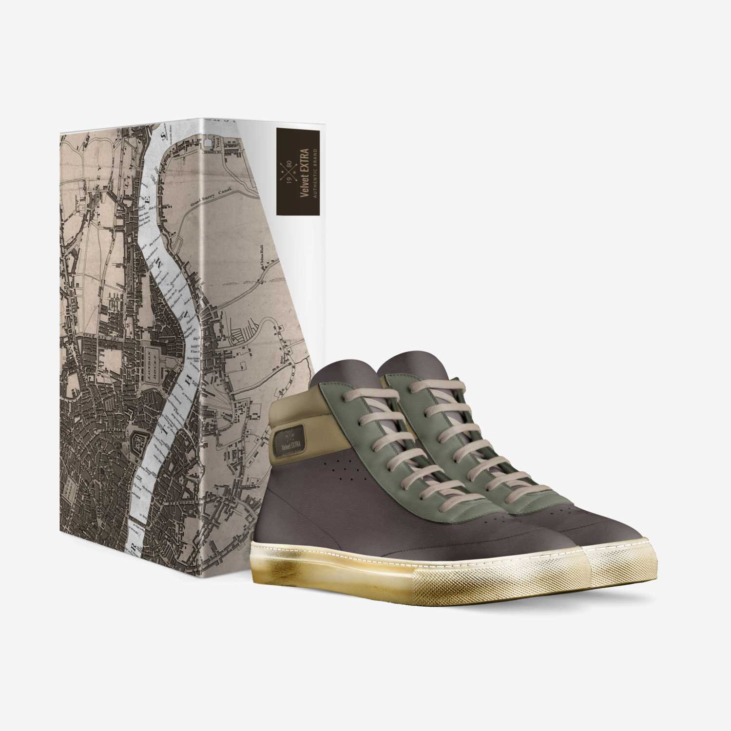 Velvet EXTRA custom made in Italy shoes by Shantae Esannason | Box view