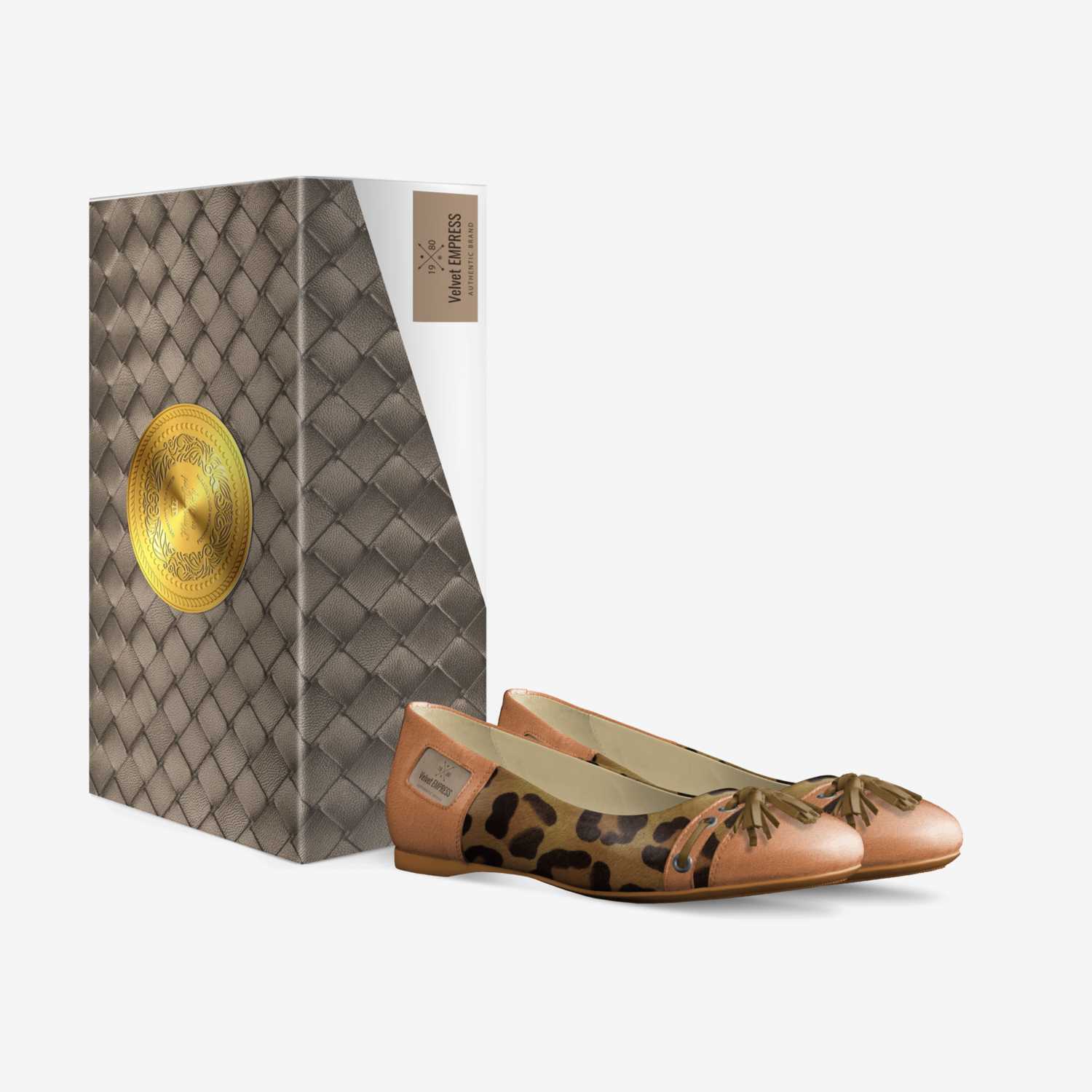 Velvet EMPRESS custom made in Italy shoes by Shantae Esannason | Box view