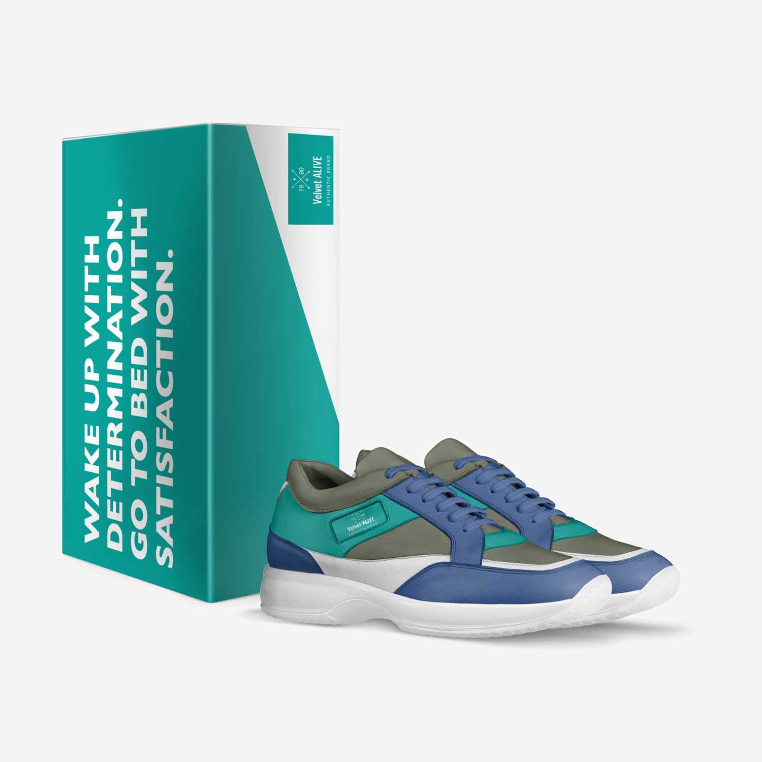 Velvet ALIVE custom made in Italy shoes by Shantae Esannason | Box view