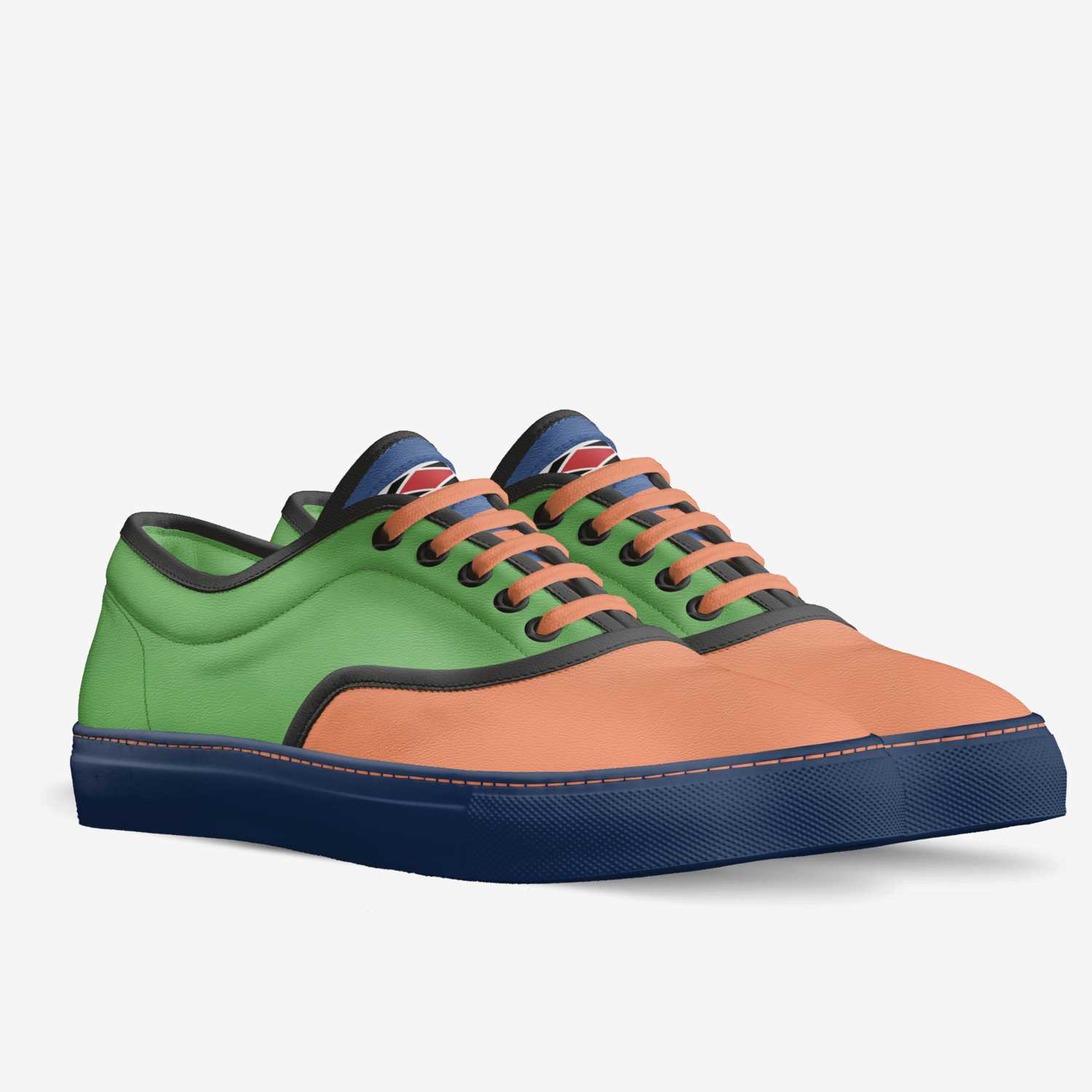 Kwik Kicks custom made in Italy shoes by Paul Hebron | Double view