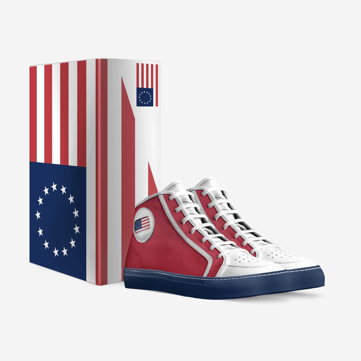 The Betsy Ross custom made in Italy shoes by Matthew Gardner | Box view