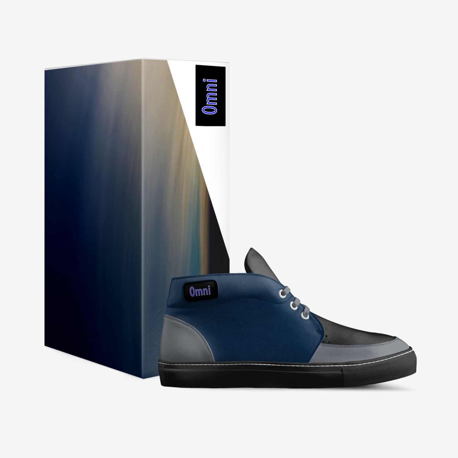 Omni custom made in Italy shoes by Nick Trahan | Box view