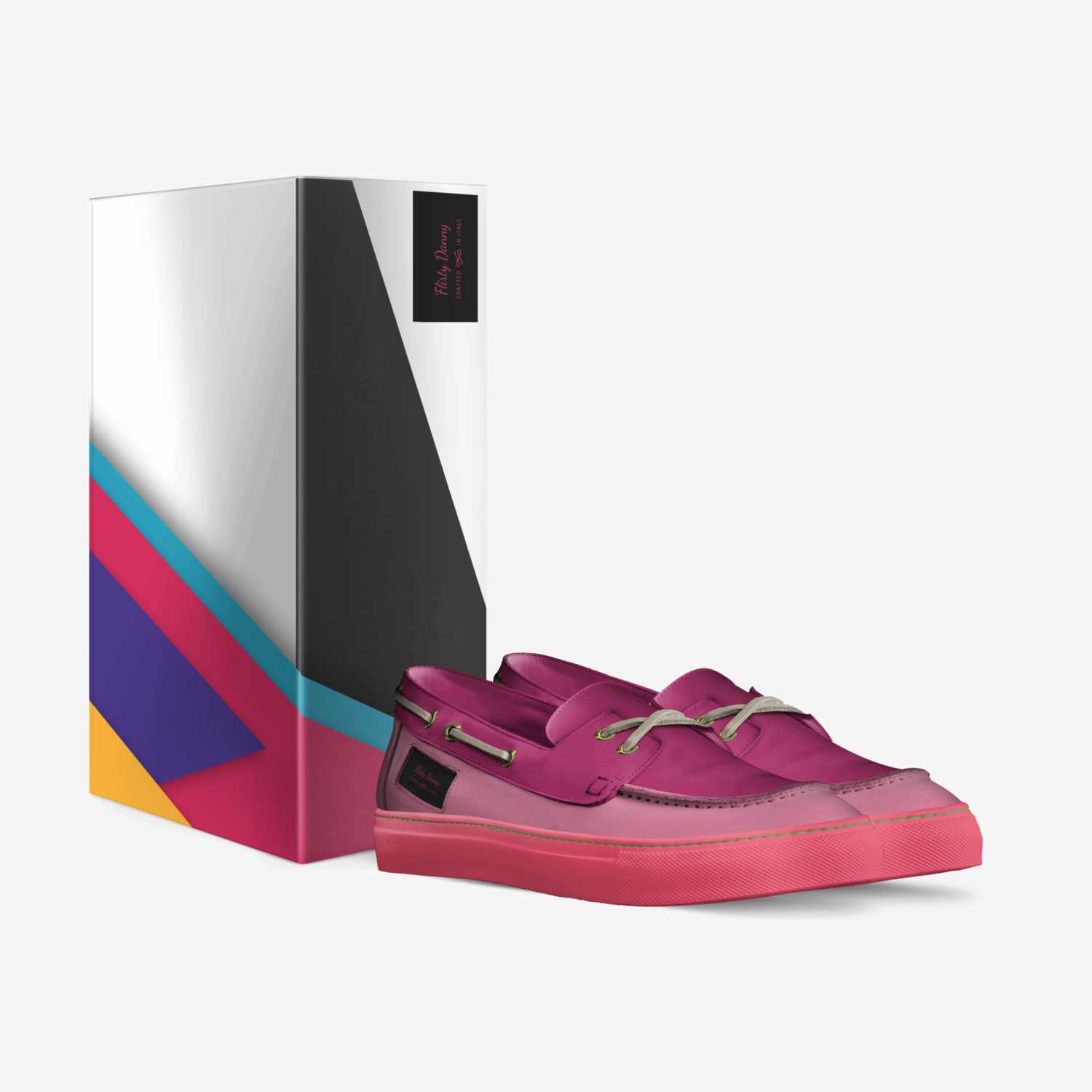FLIRTY DANNY custom made in Italy shoes by Daniel Capps | Box view