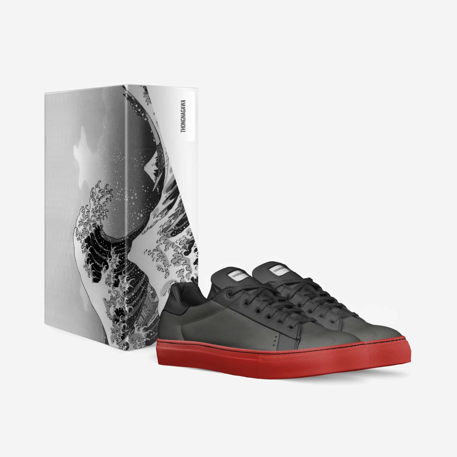 Thongnagawa custom made in Italy shoes by Chungpo Tsering | Box view