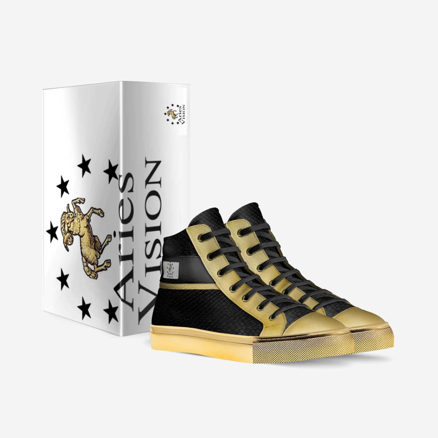 Aries Vision custom made in Italy shoes by Reynaldy Laporte | Box view