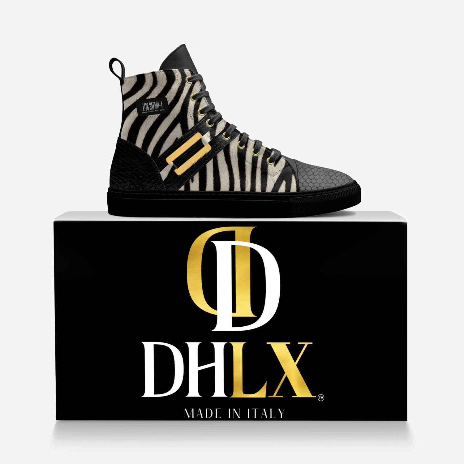 1728 SAFARI EDT custom made in Italy shoes by Dh Luxe | Over box view
