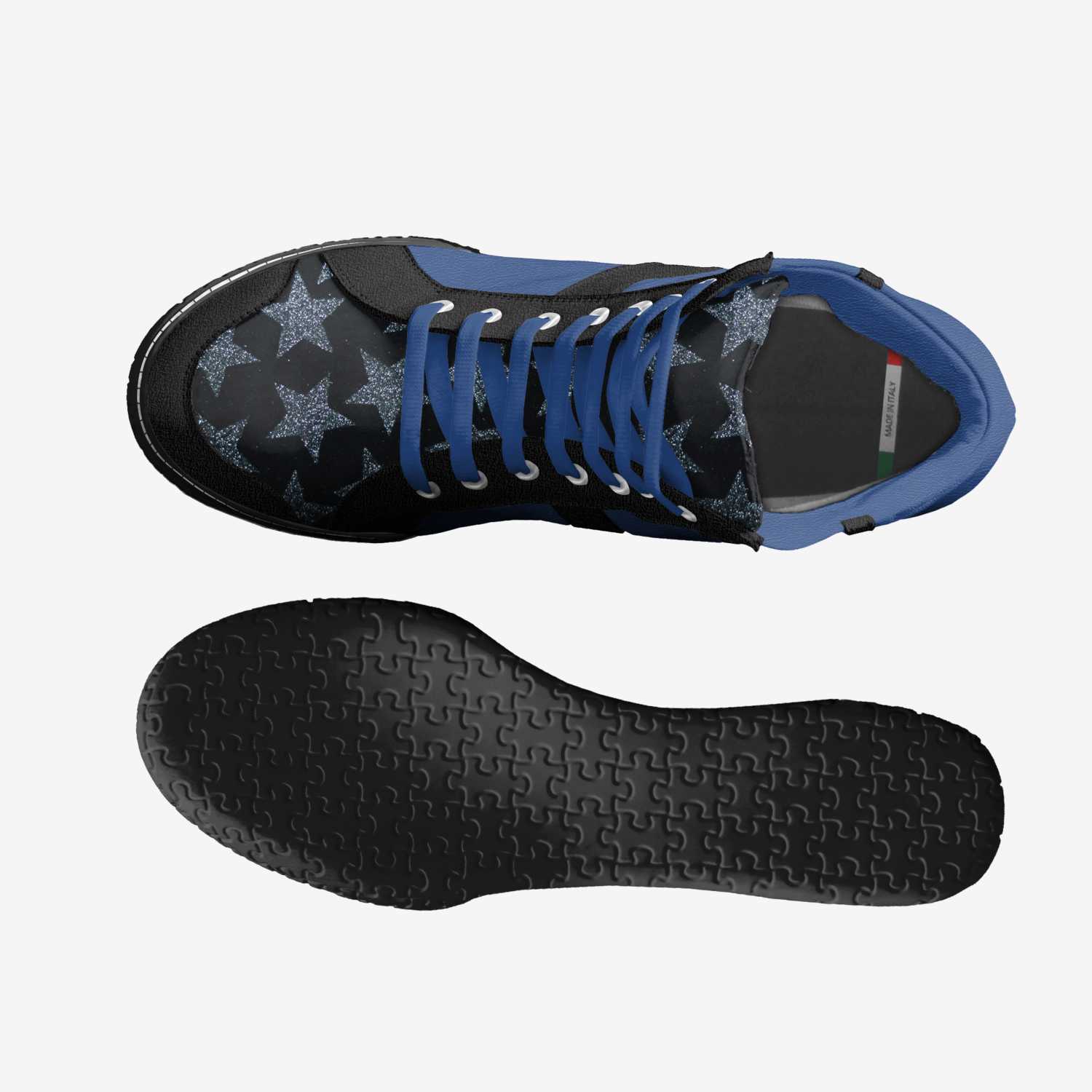 Cali Classic 5 custom made in Italy shoes by Kevin Martin Jr. | Top view