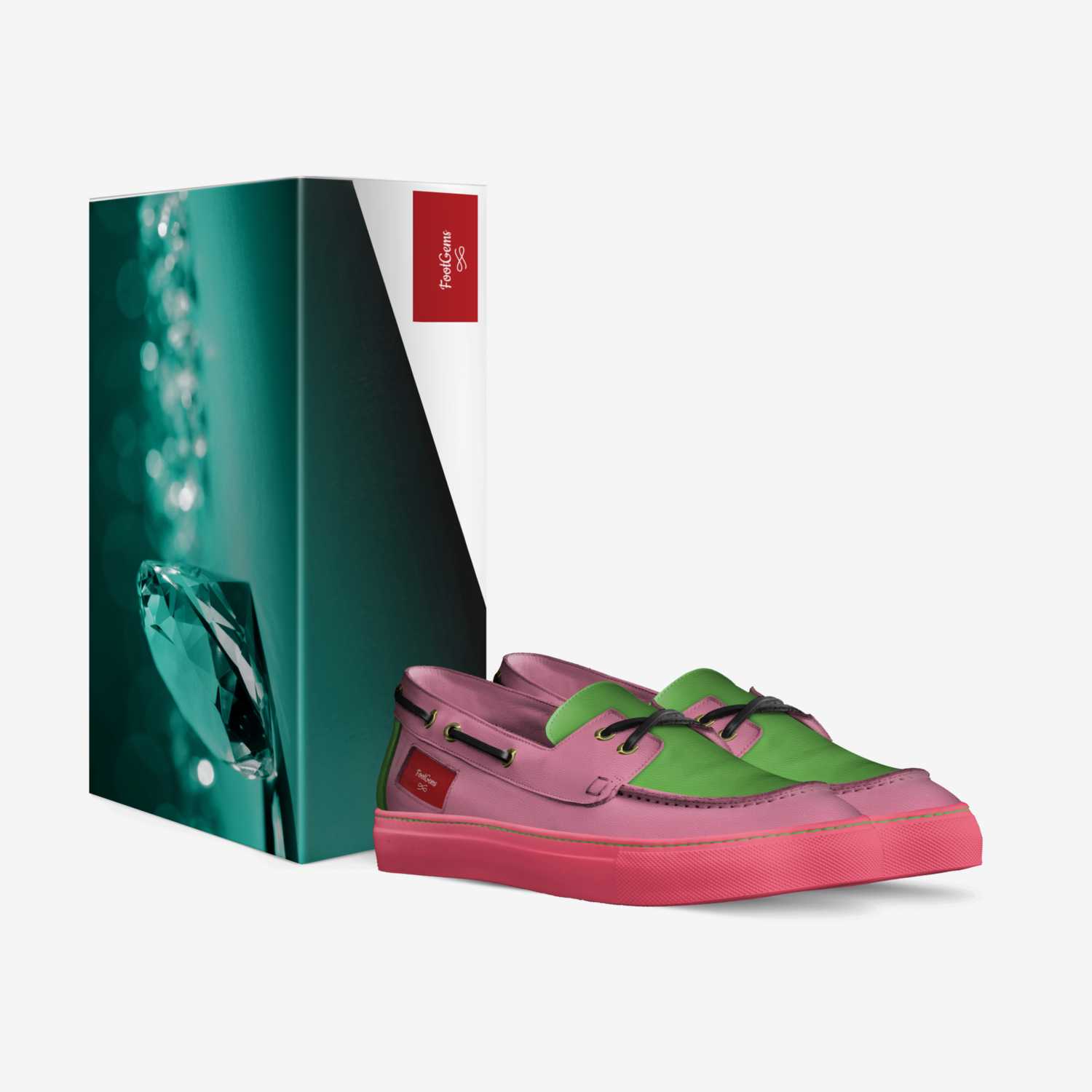 FootGems  custom made in Italy shoes by Shante Mccallan | Box view