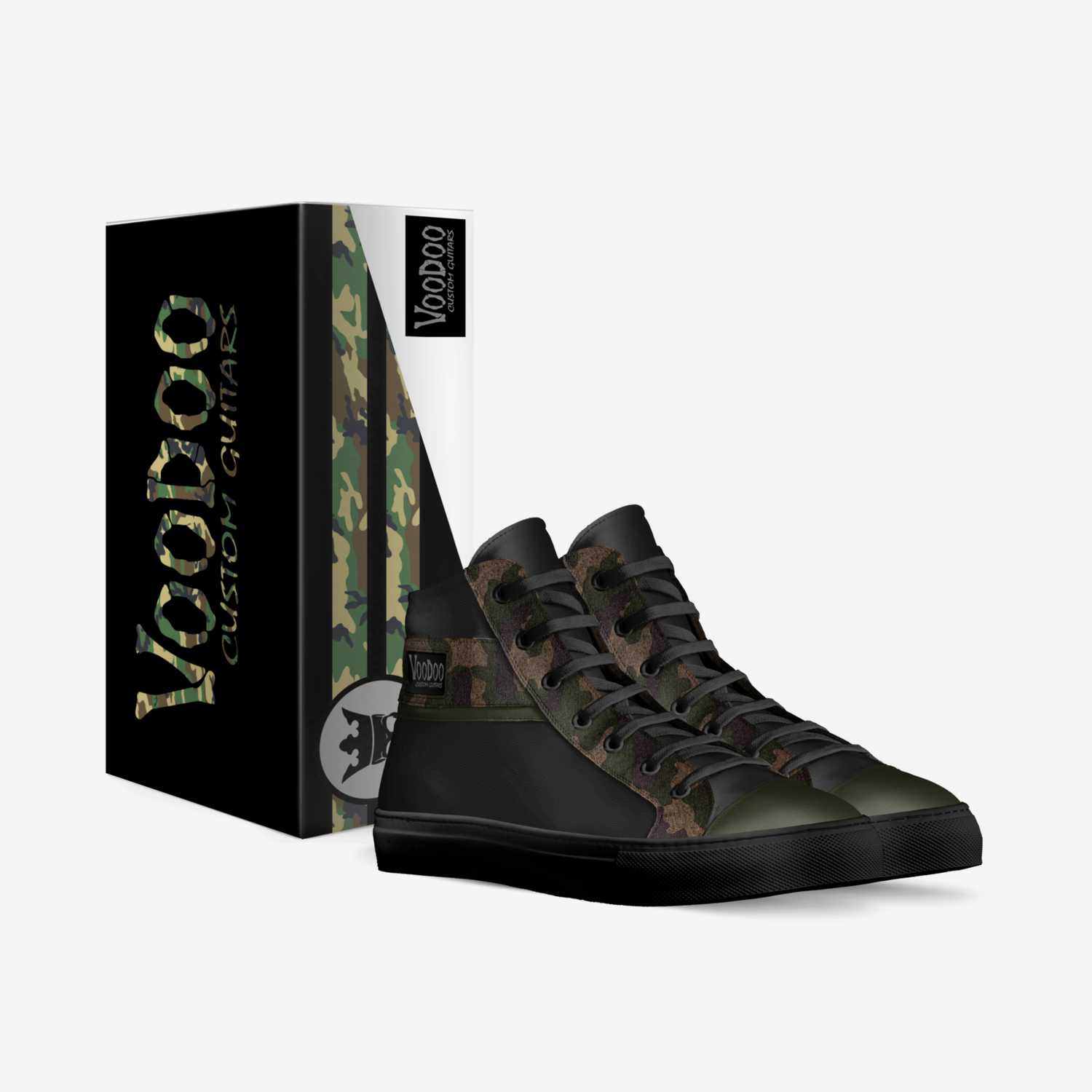 Worriorz custom made in Italy shoes by Voodoo Custom Guitars | Box view