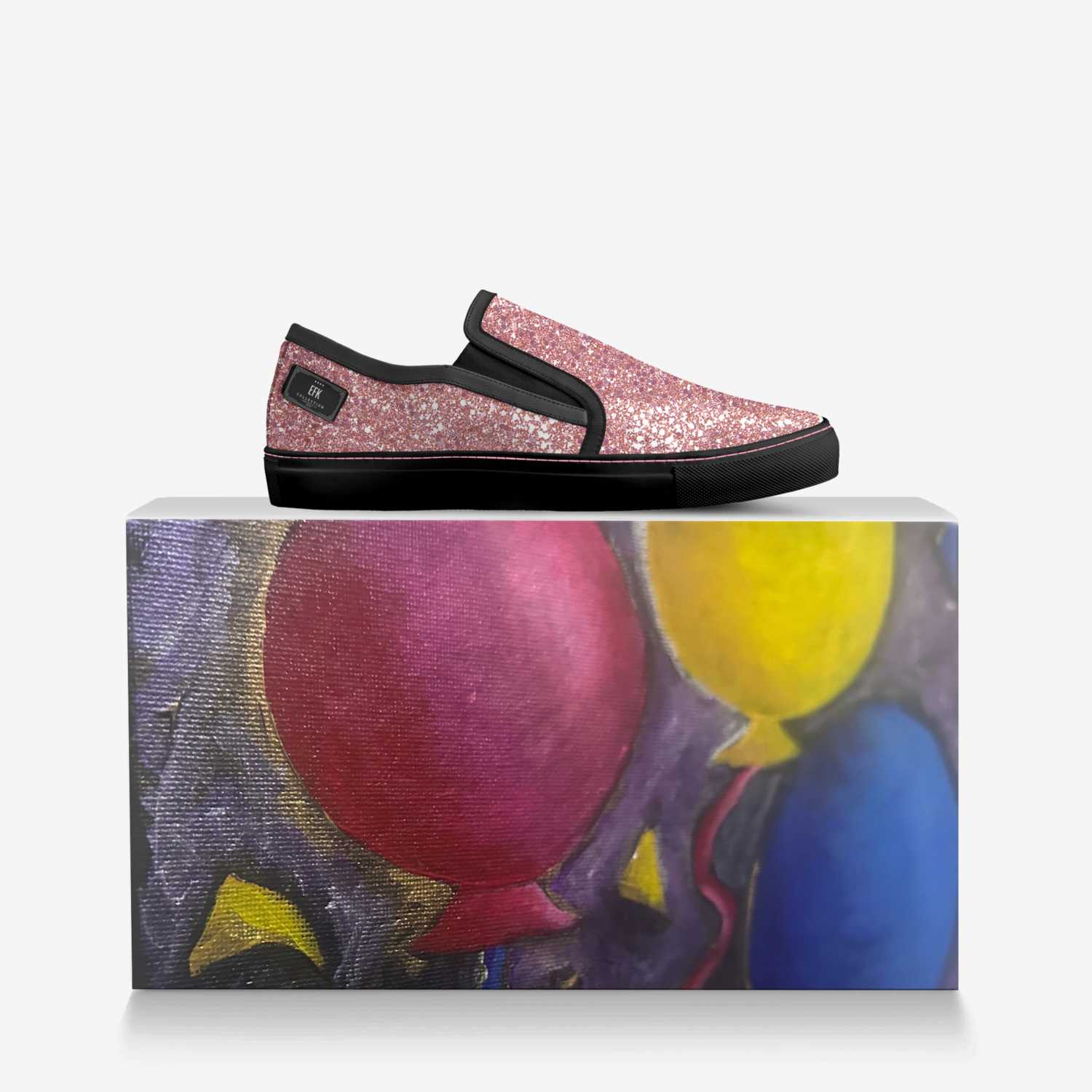 EFK custom made in Italy shoes by E. F. Kelly | Over box view