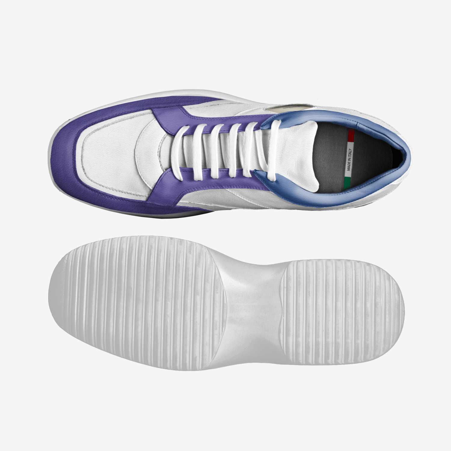 Swag custom made in Italy shoes by Michele Bryant | Top view