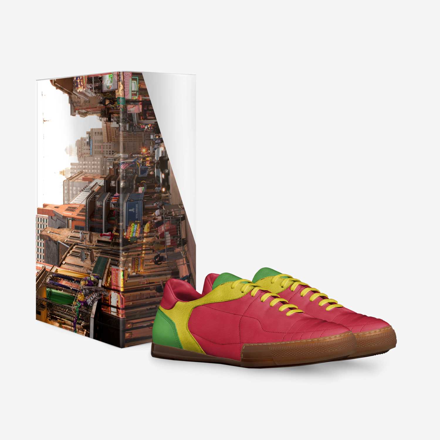 Nola’s custom made in Italy shoes by Darious Parker | Box view