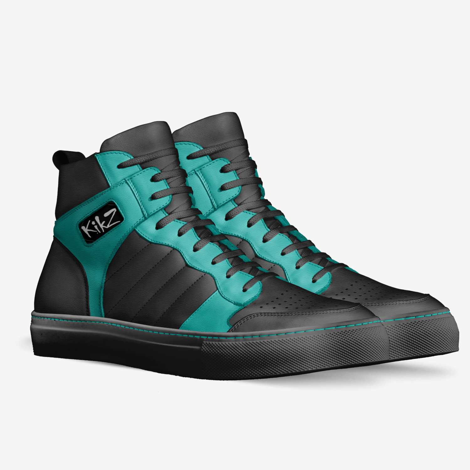 KikZ custom made in Italy shoes by Shana Hall | Double view