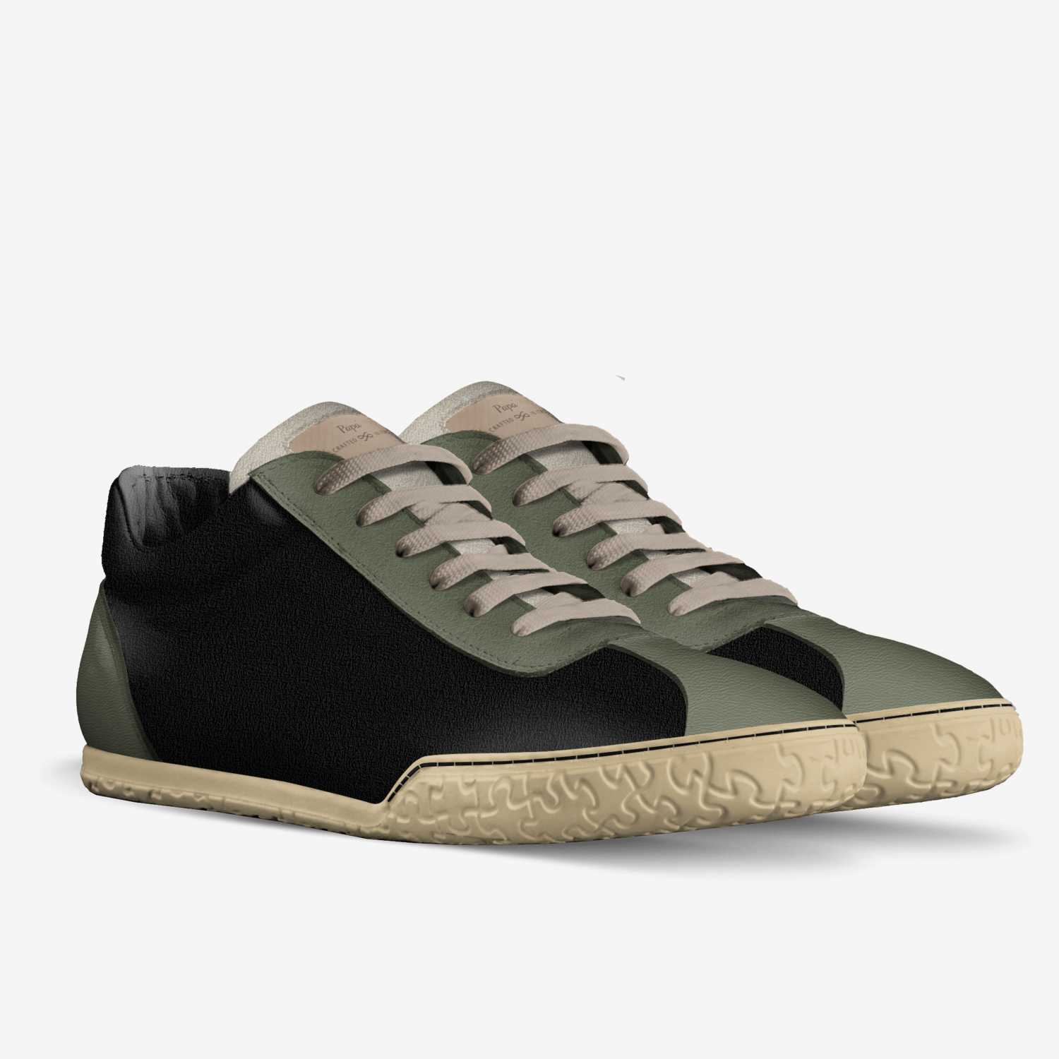 Papa's custom made in Italy shoes by Jarelle Lewis | Double view