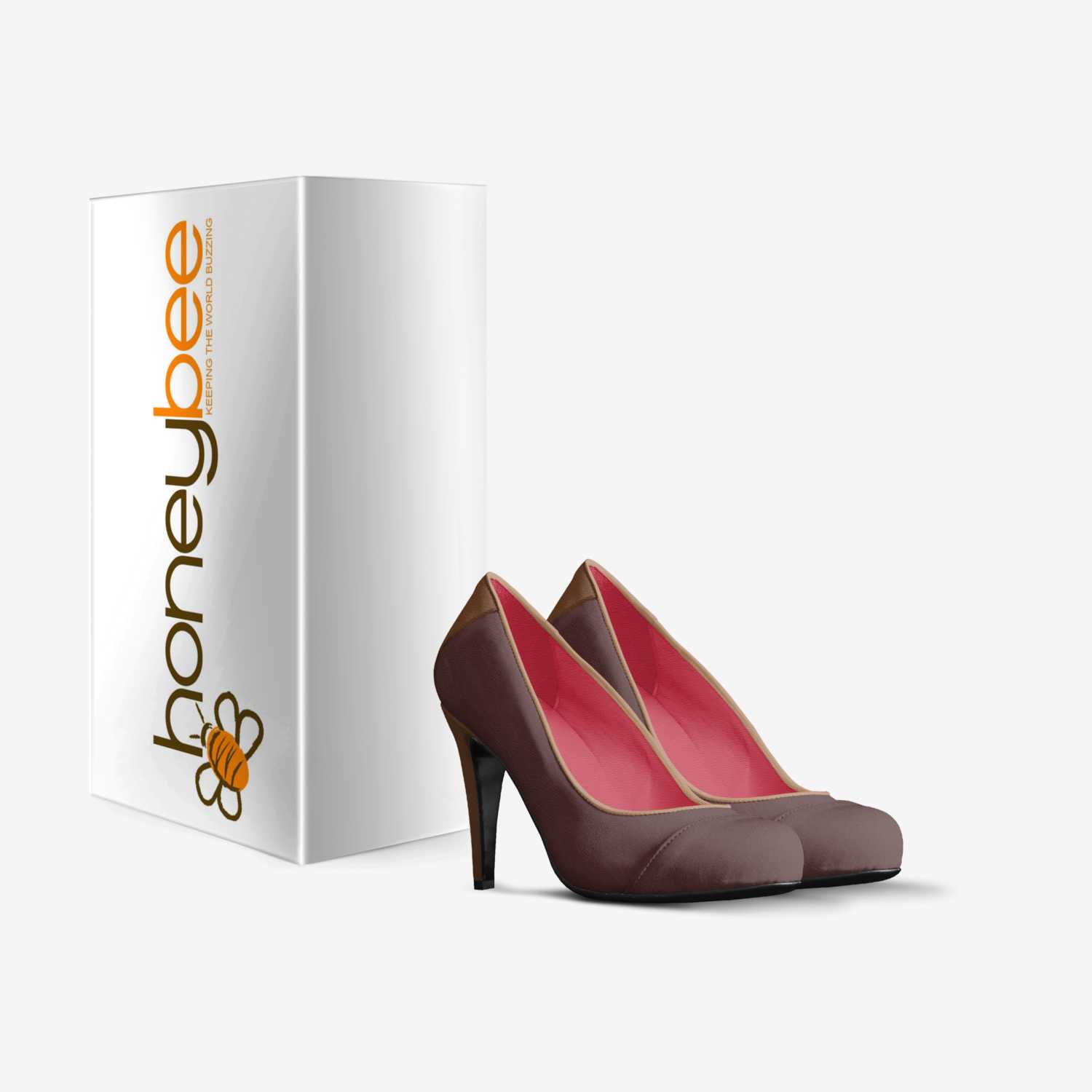 Queen Red custom made in Italy shoes by Teresa L Berger | Box view