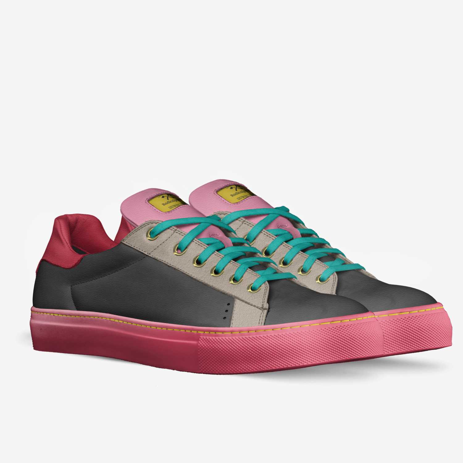 Pandakicks custom made in Italy shoes by Tristan Murrell | Double view