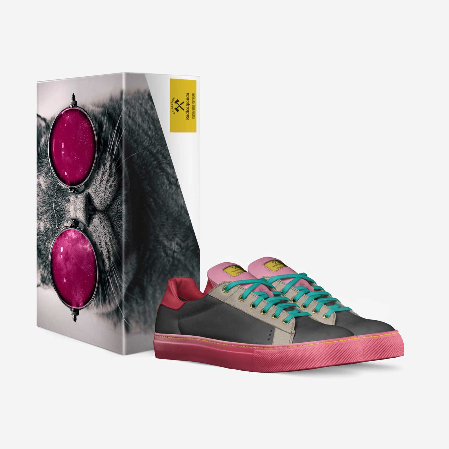 Pandakicks custom made in Italy shoes by Tristan Murrell | Box view