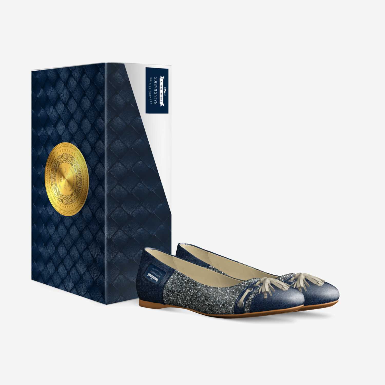 Naja'e Karice custom made in Italy shoes by Brent Dobbins | Box view