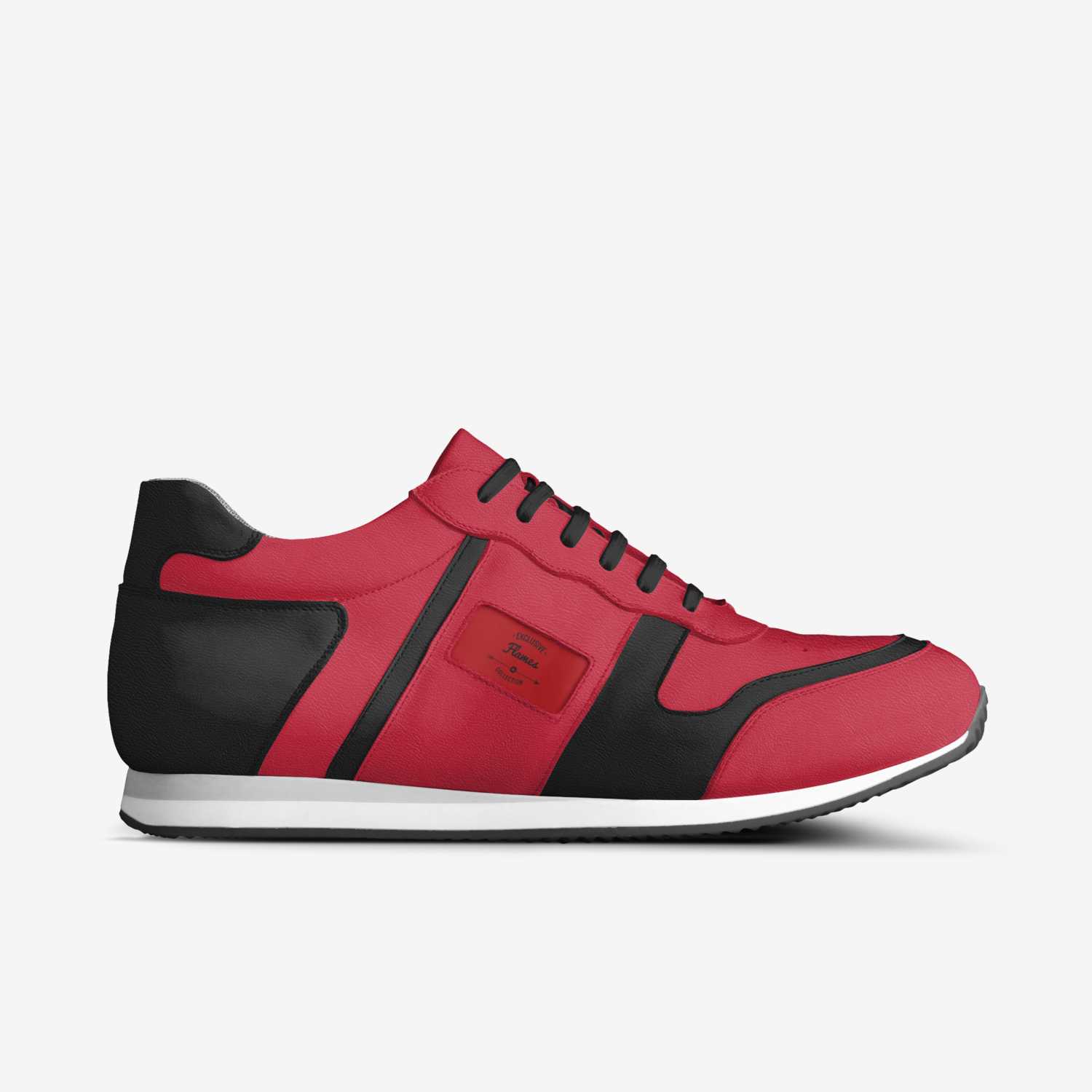 Flames custom made in Italy shoes by Johnanthony vanwallendael | Side view
