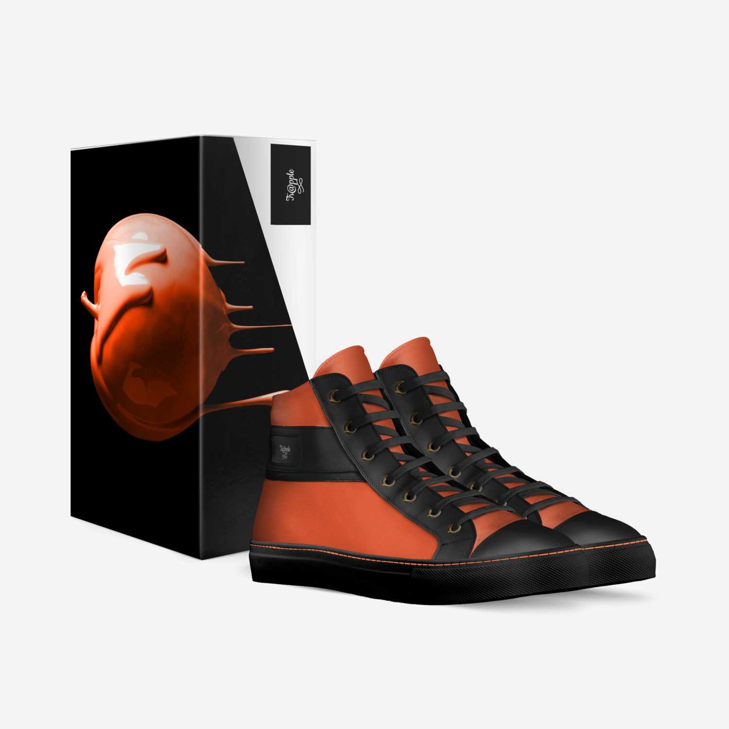Tr@pple Uno's custom made in Italy shoes by Laurance Moon | Box view