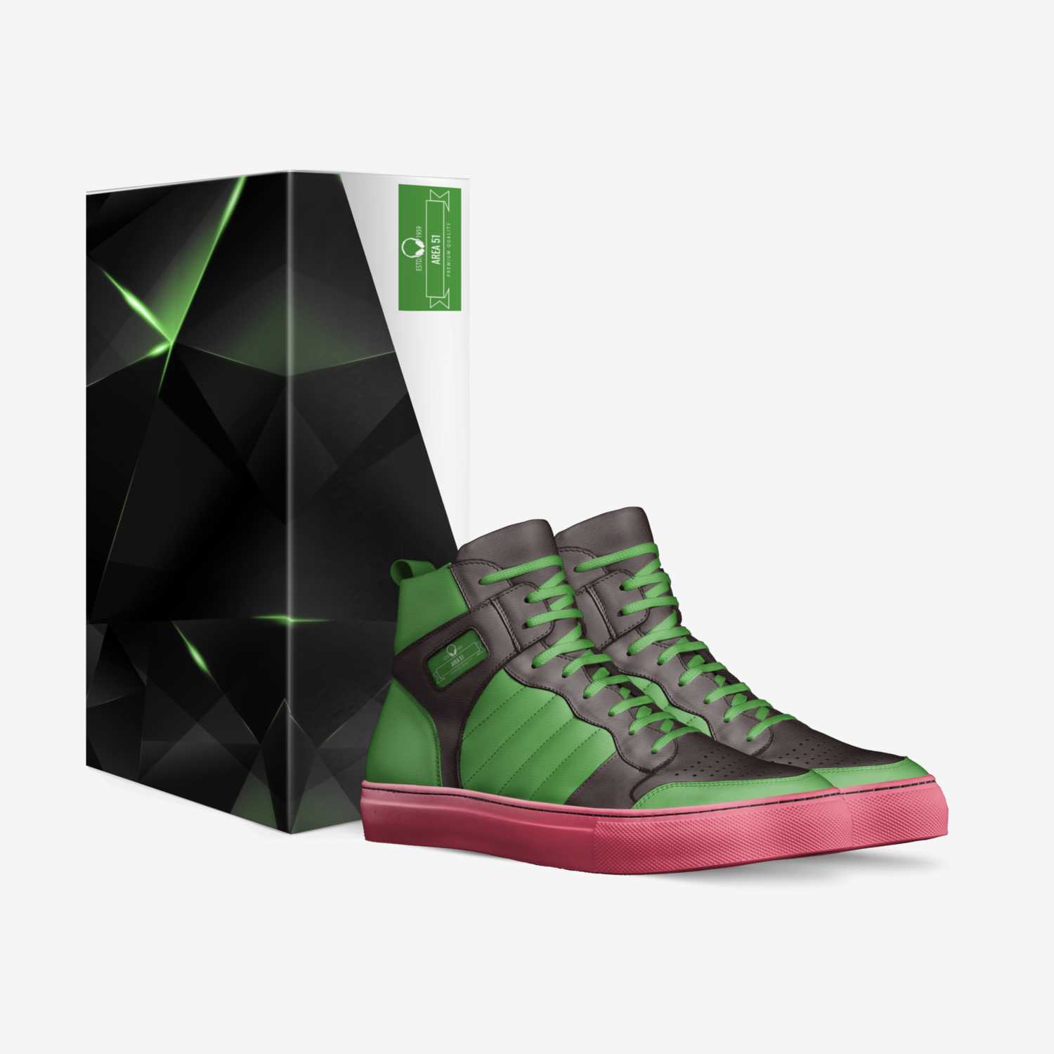 Area 51 custom made in Italy shoes by Grace Deck | Box view